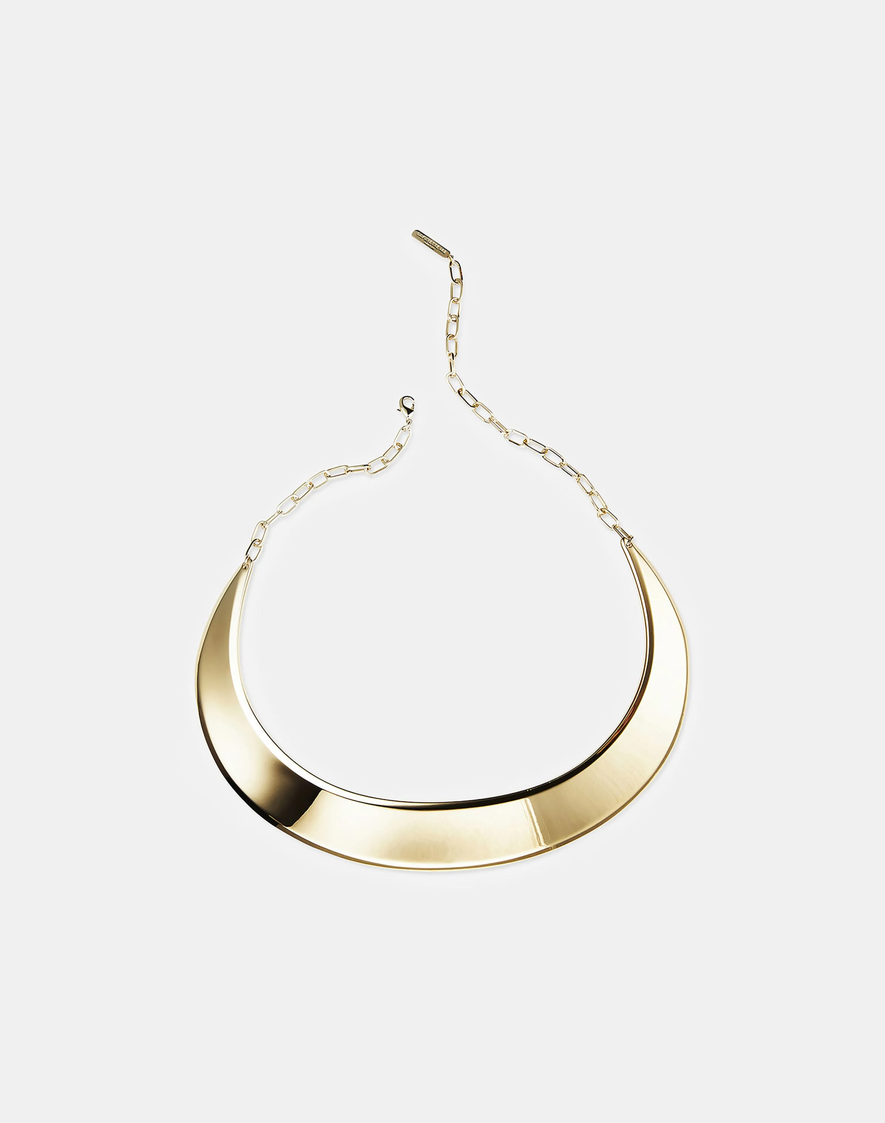 Lune Brass Collar Necklace