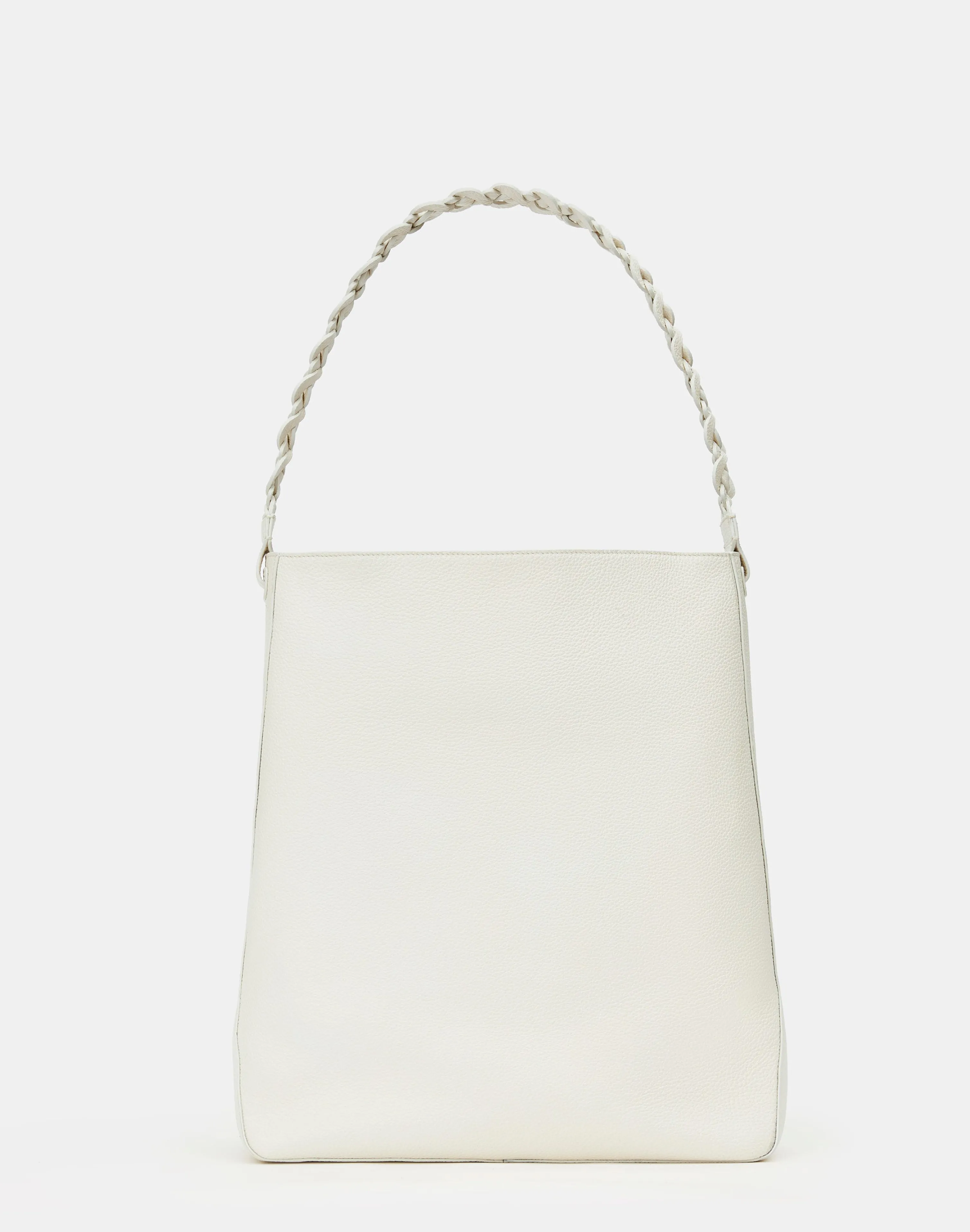 Grained Calfskin Leather 8 Knot Hobo—Large