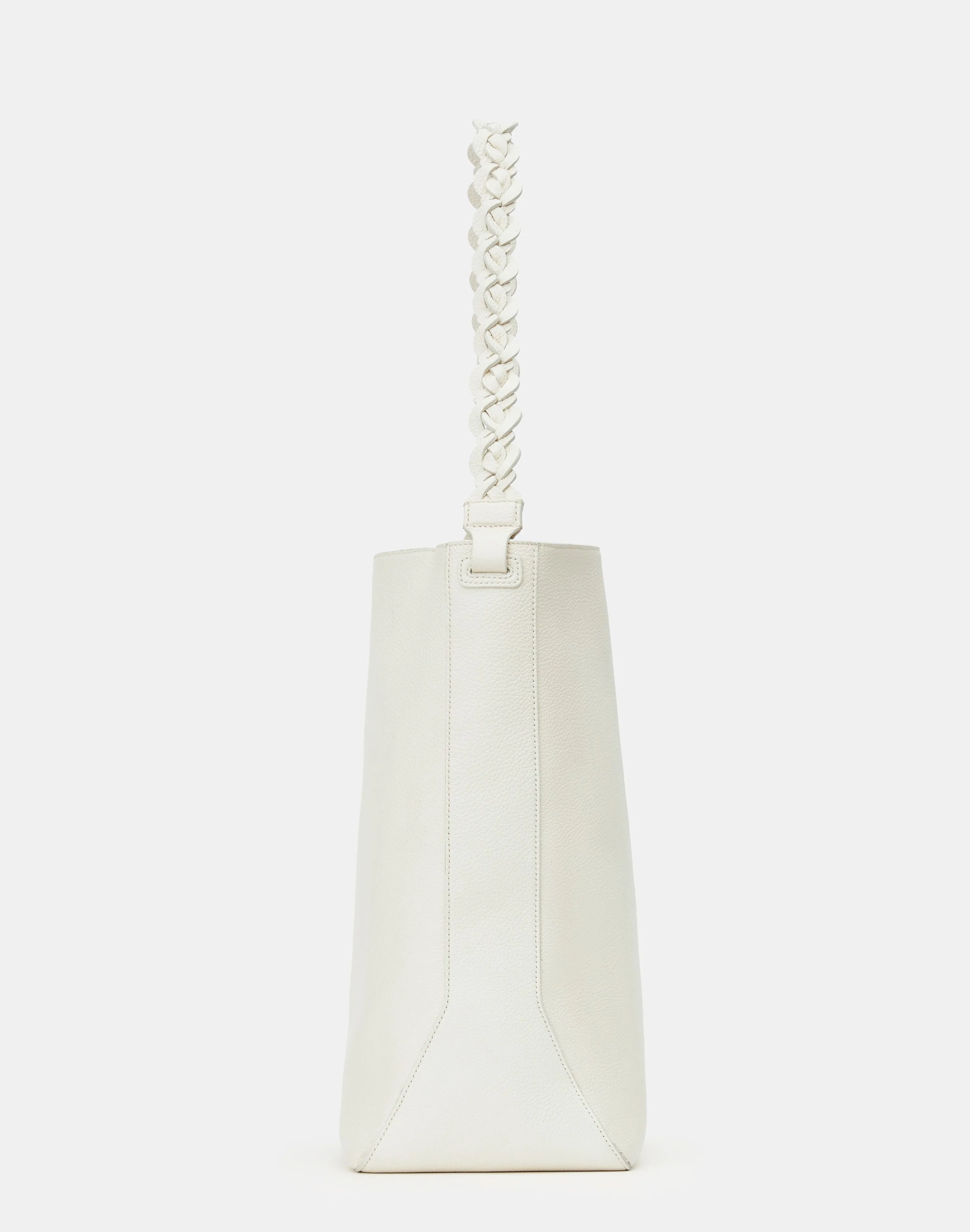 Grained Calfskin Leather 8 Knot Hobo—Large