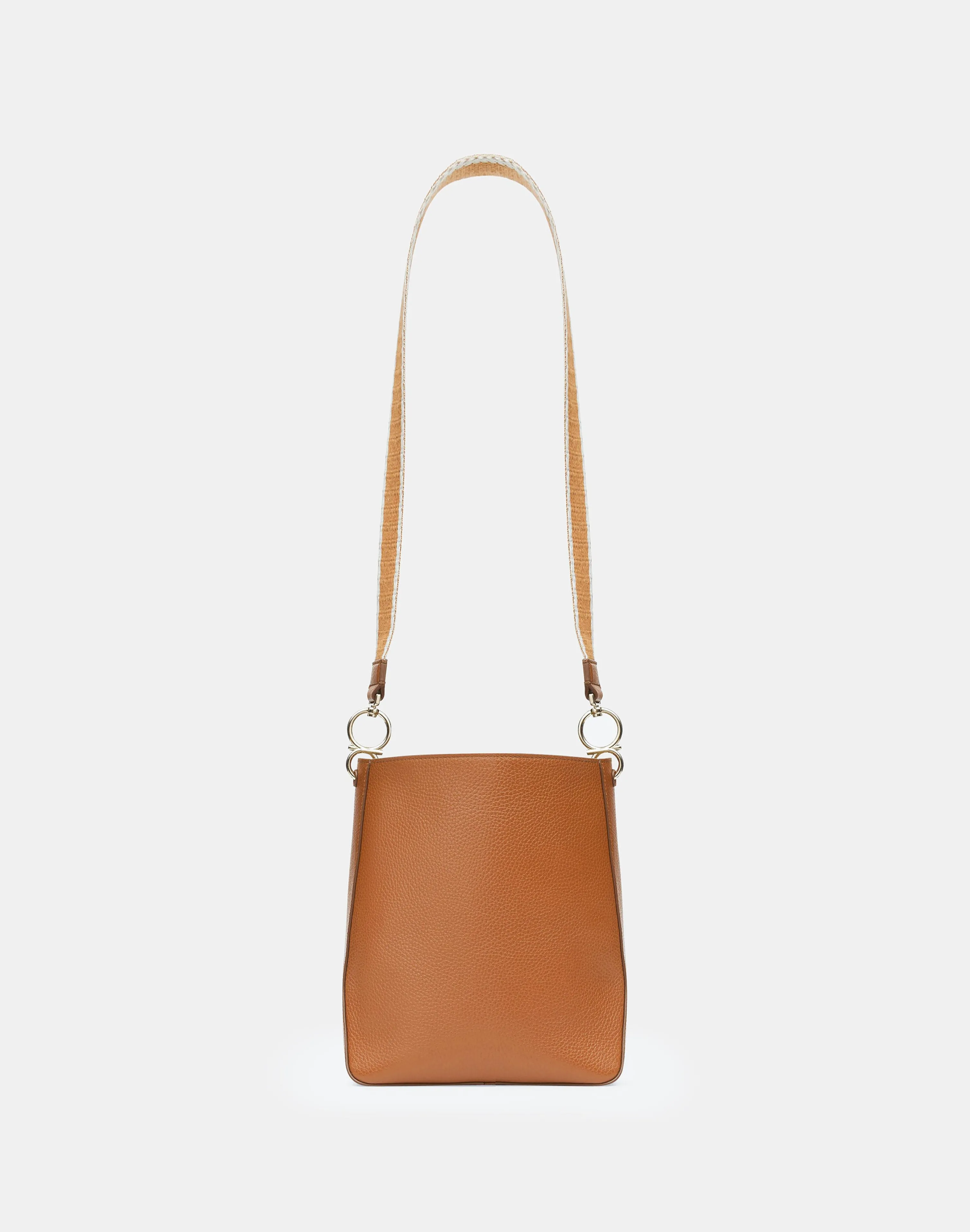 Grained Calfskin Leather 8 Knot Hobo—Small