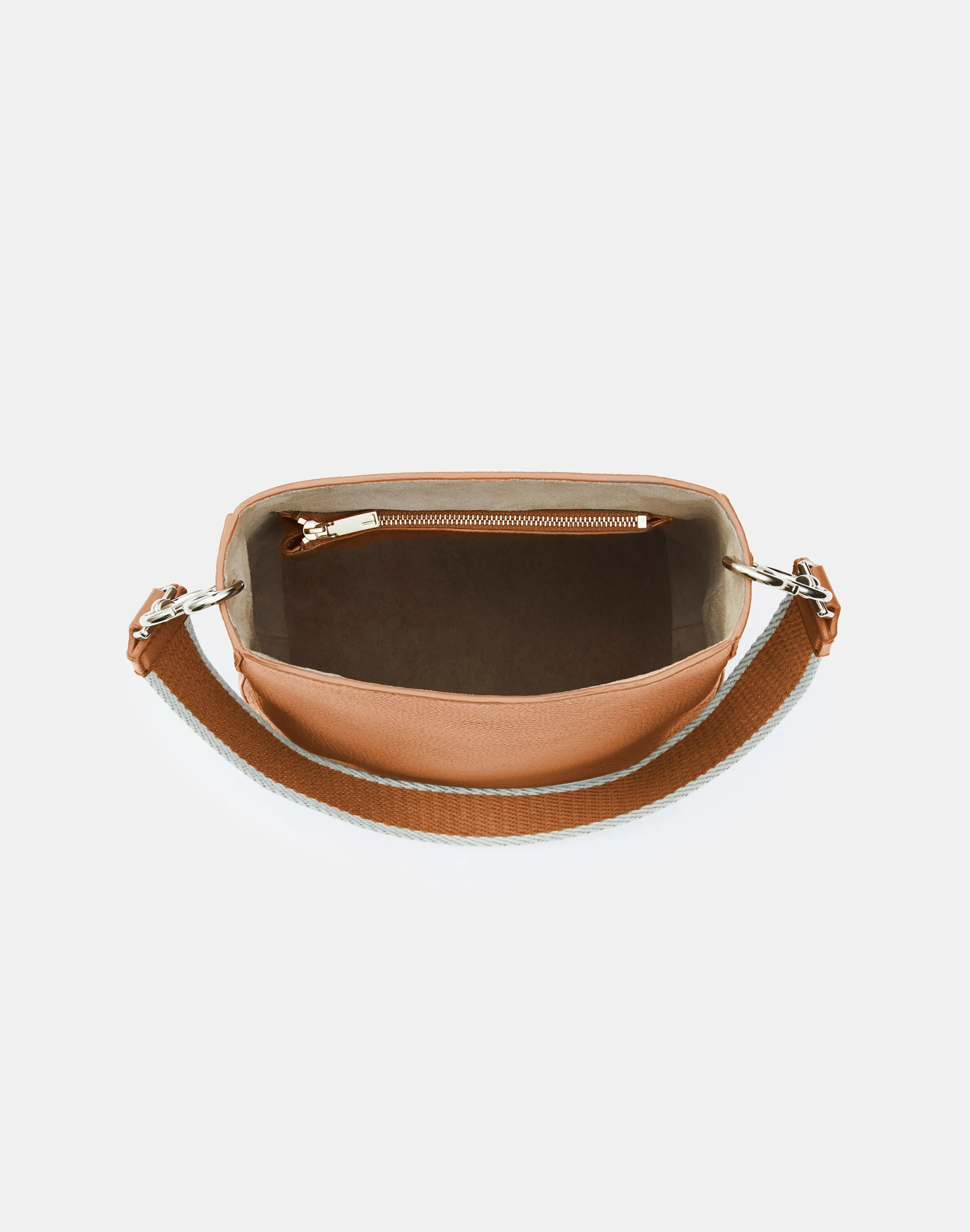 Grained Calfskin Leather 8 Knot Hobo—Small