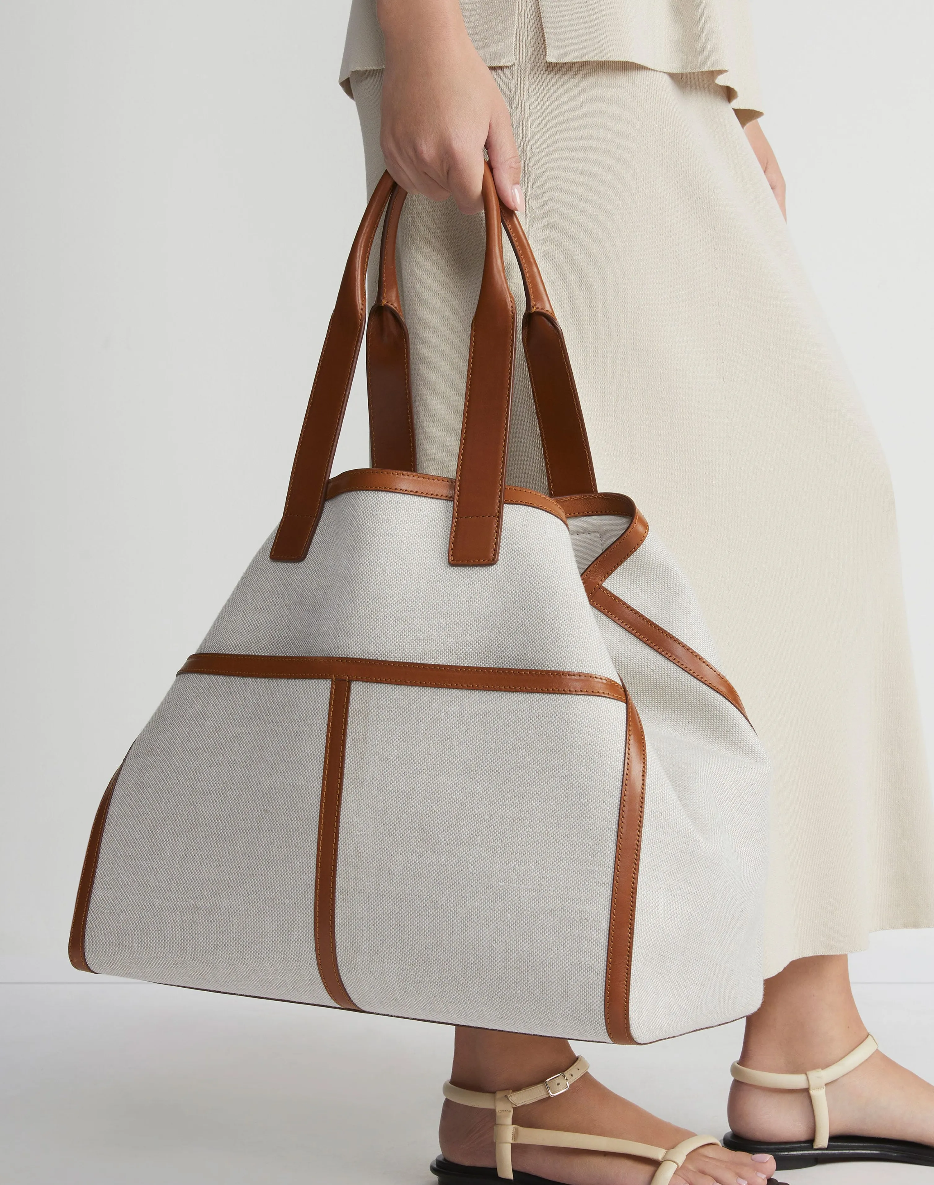 Linen-Hemp Garden L Tote