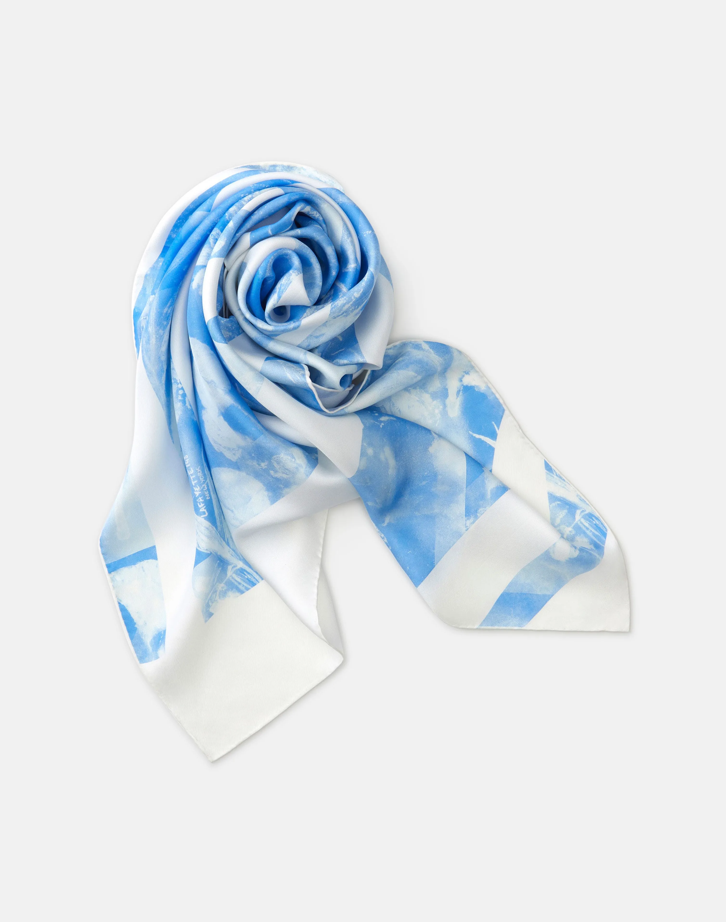 Eco Flora Print Silk Scarf