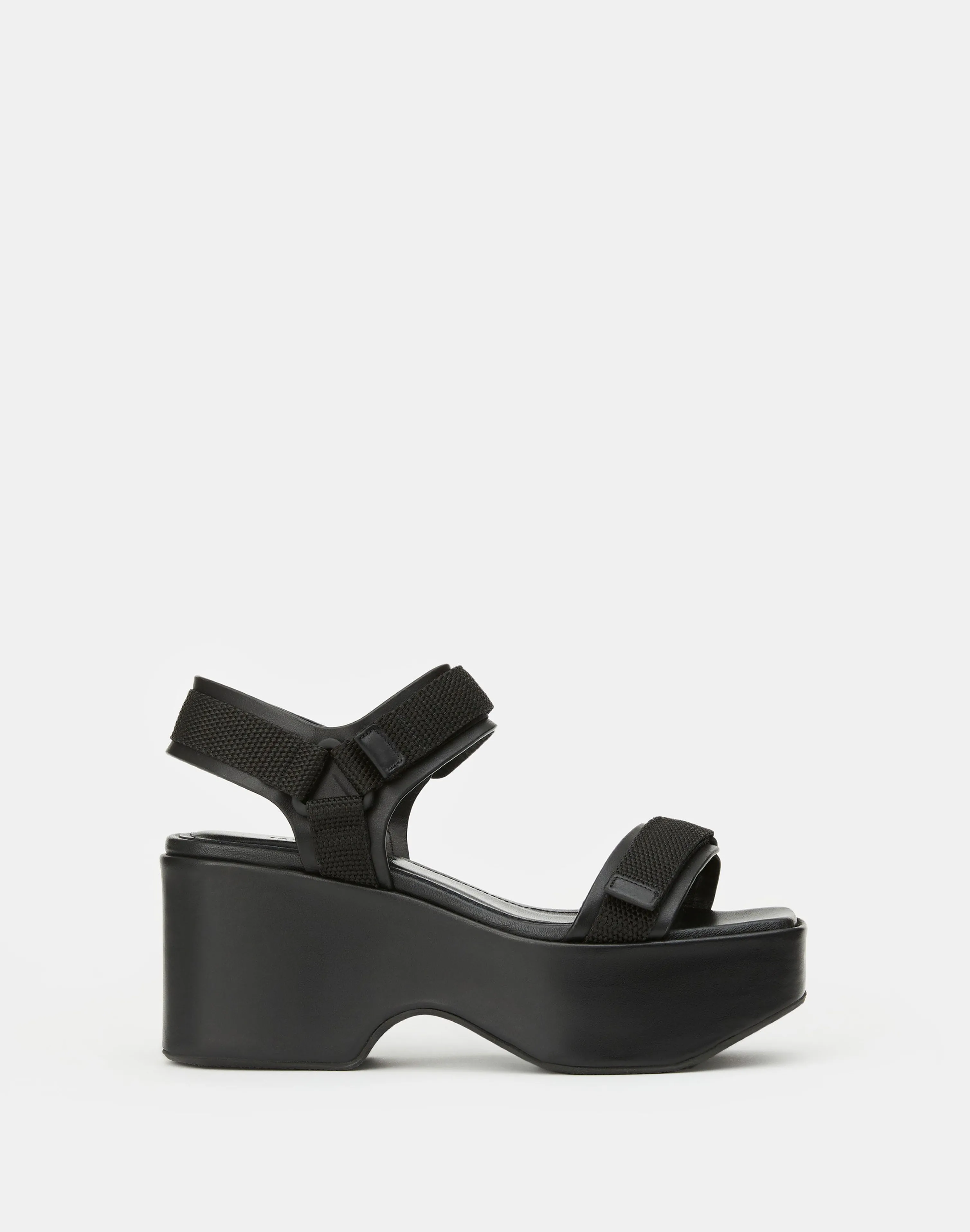 Nappa Leather Platform Sandal