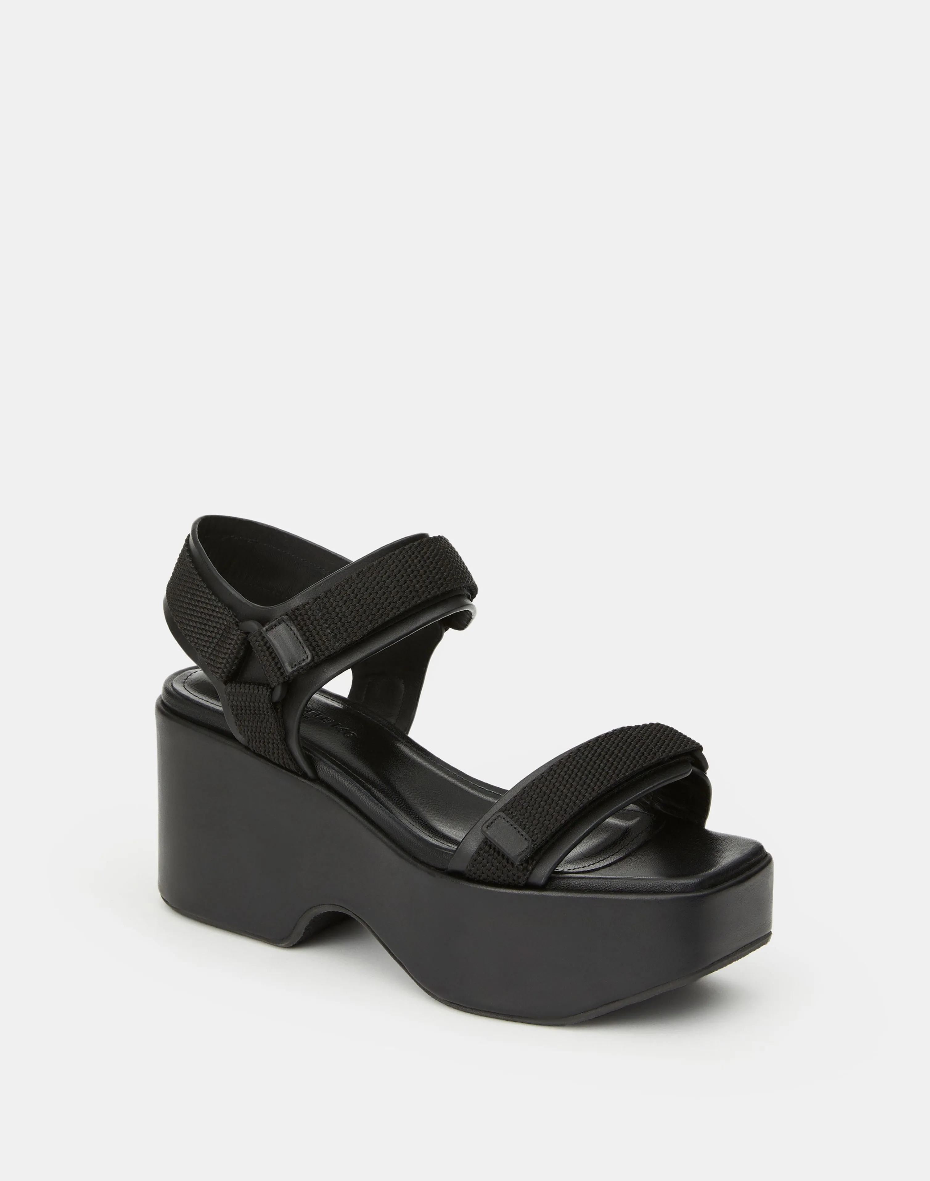 Nappa Leather Platform Sandal