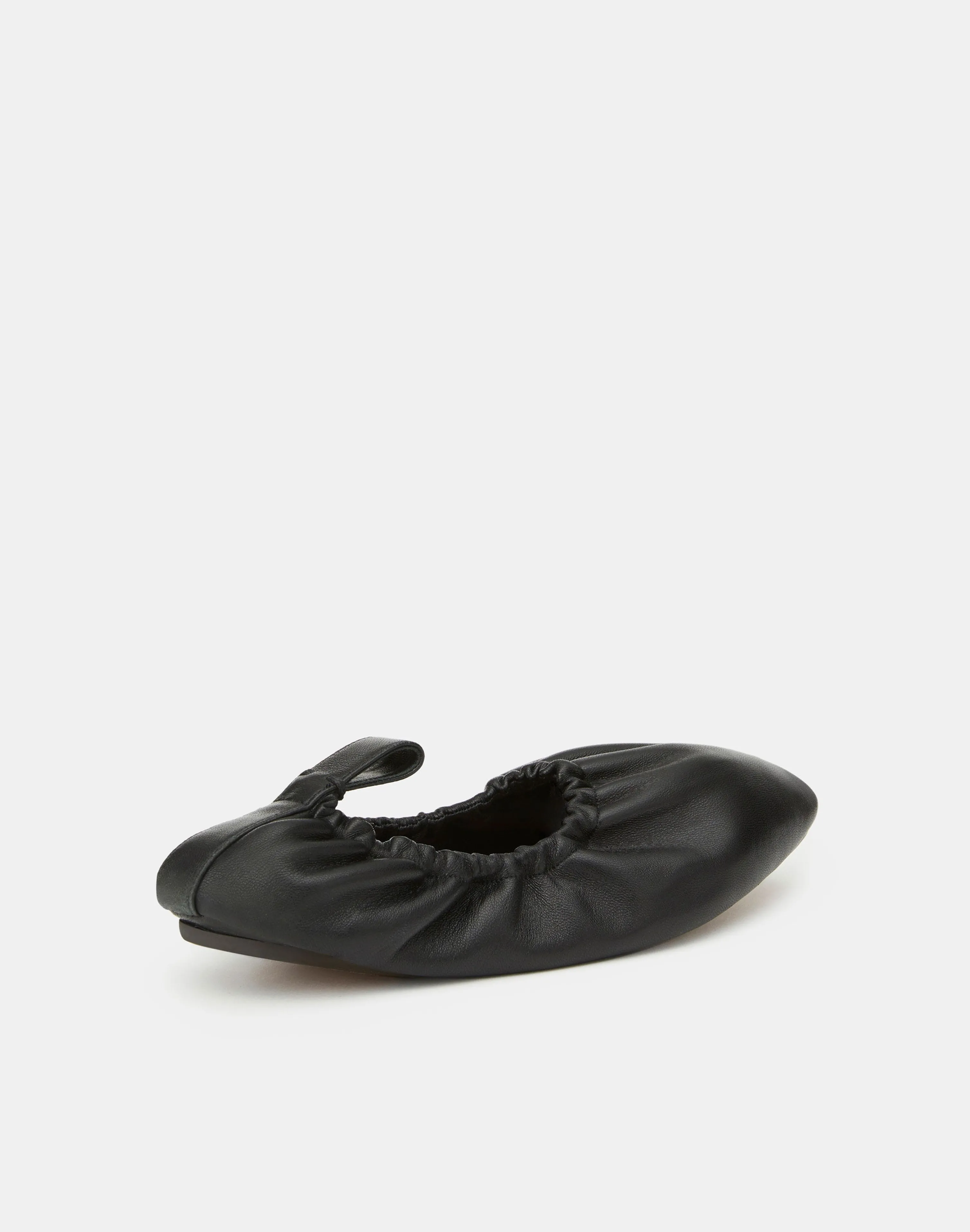 Nappa Leather Packable Ballet Flat