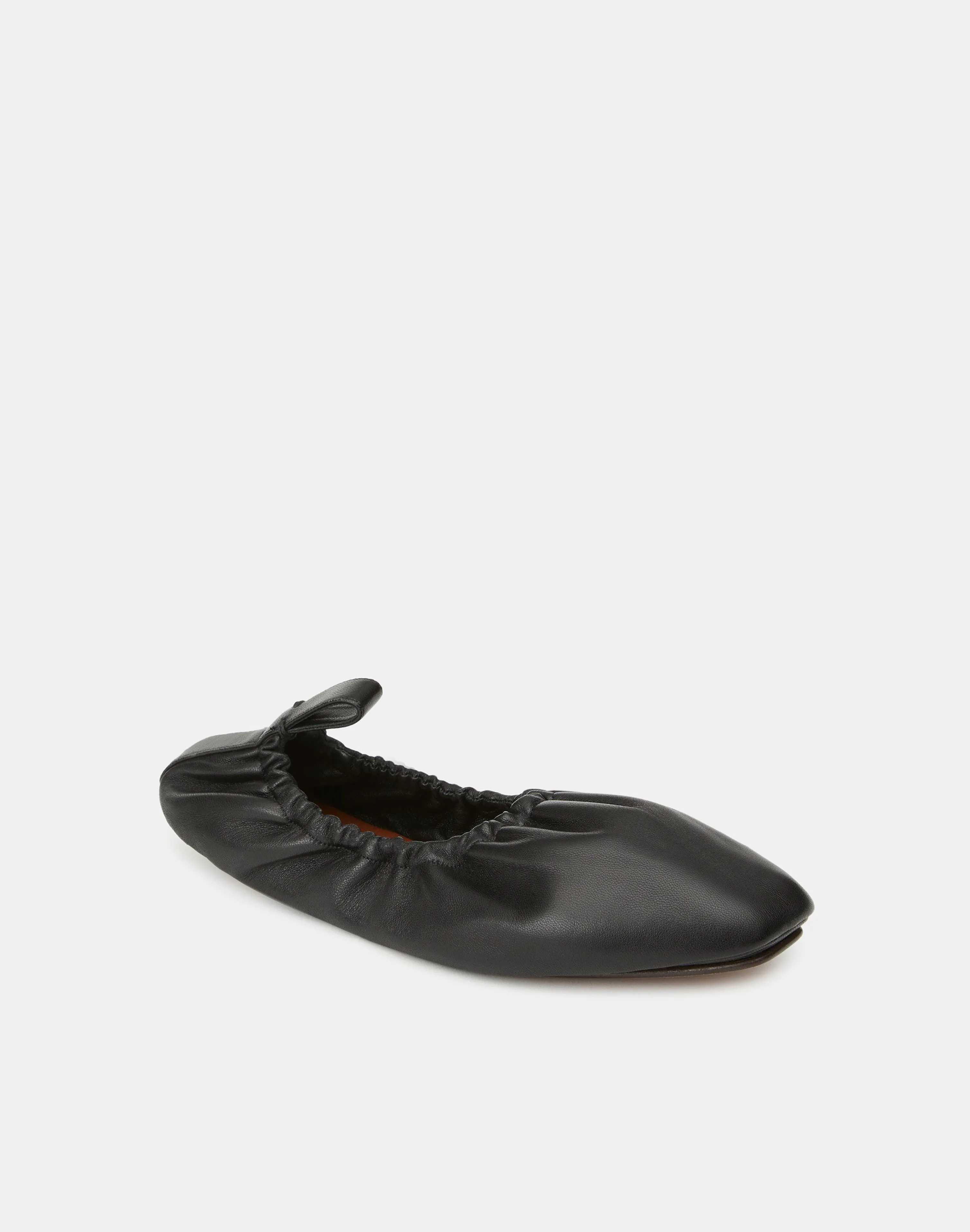 Nappa Leather Packable Ballet Flat