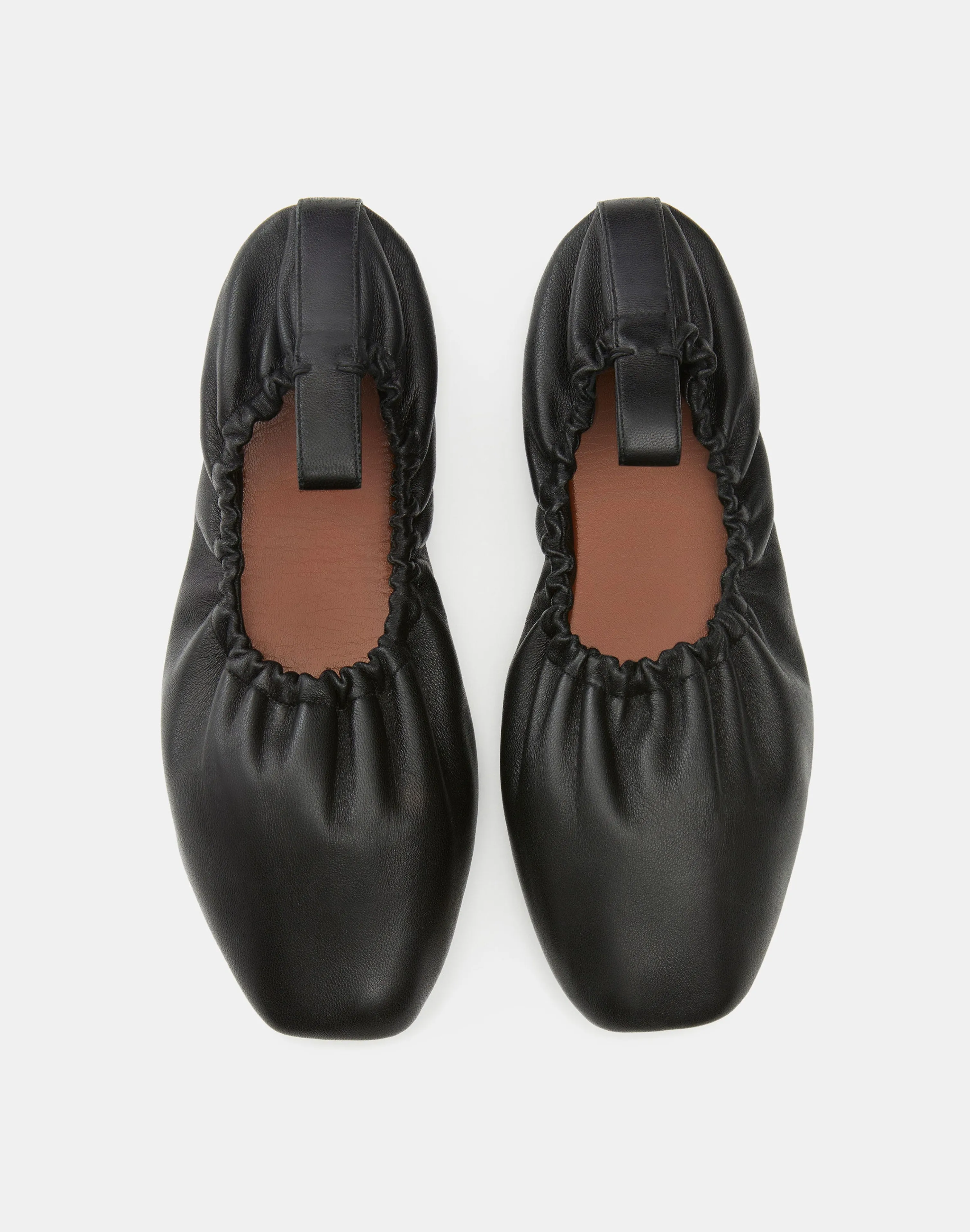 Nappa Leather Packable Ballet Flat