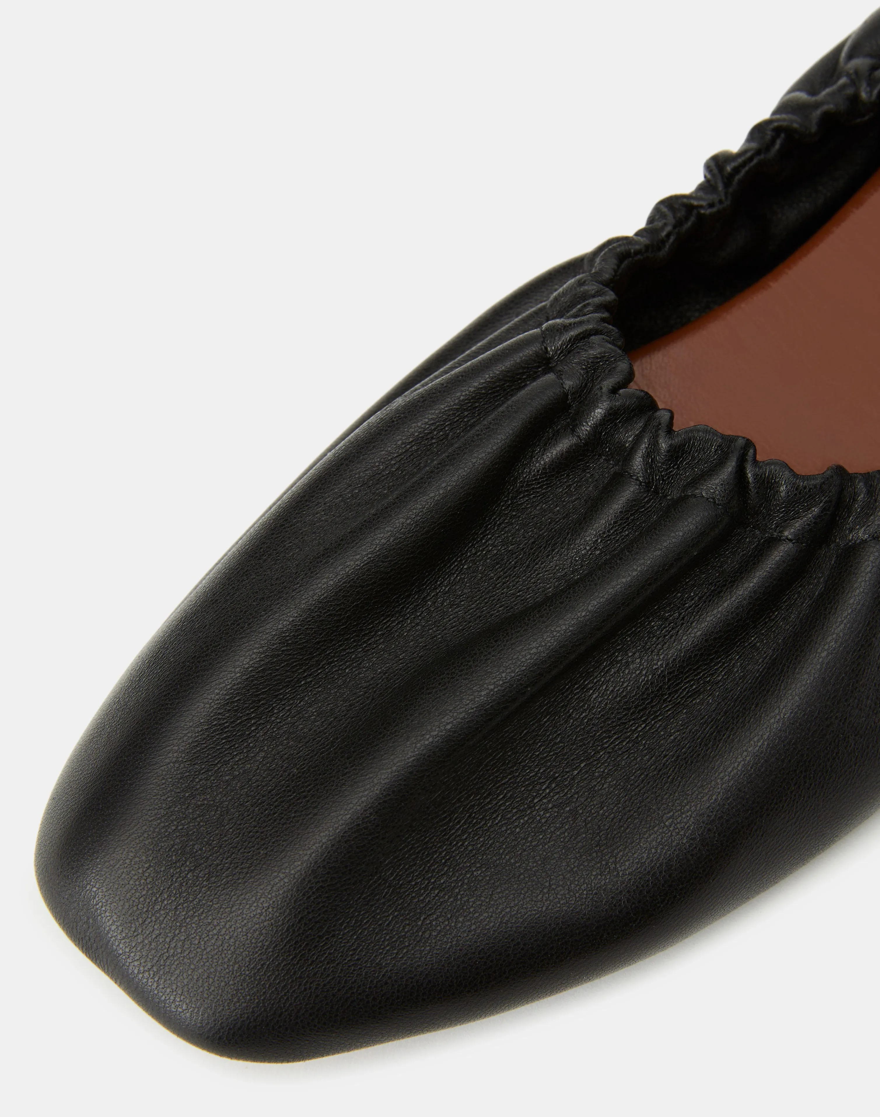 Nappa Leather Packable Ballet Flat