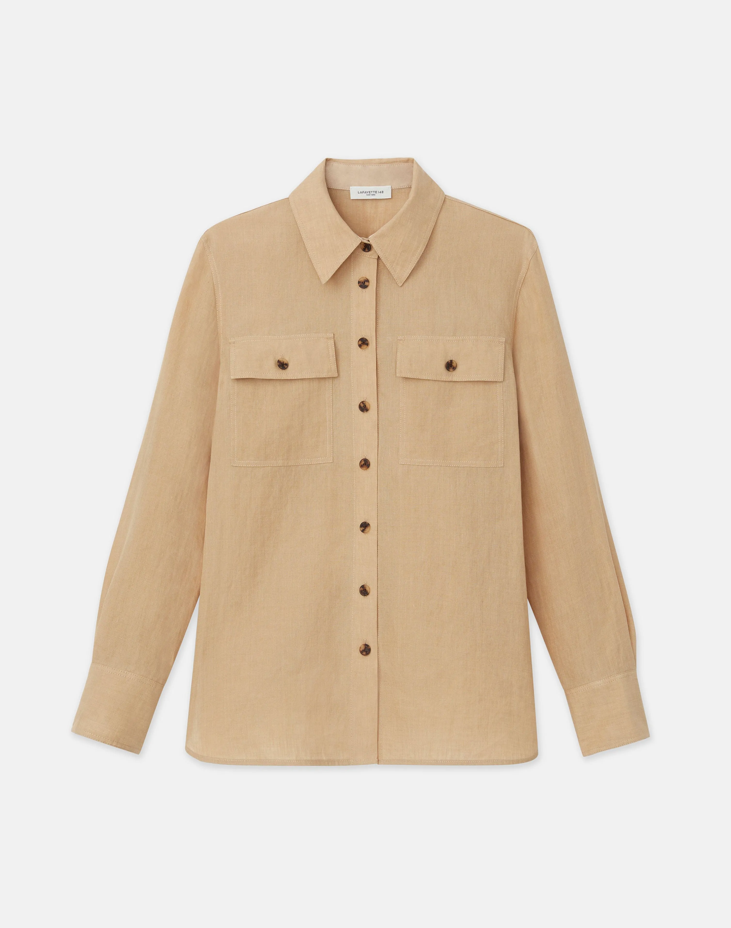 Organic Linen Shirt Jacket
