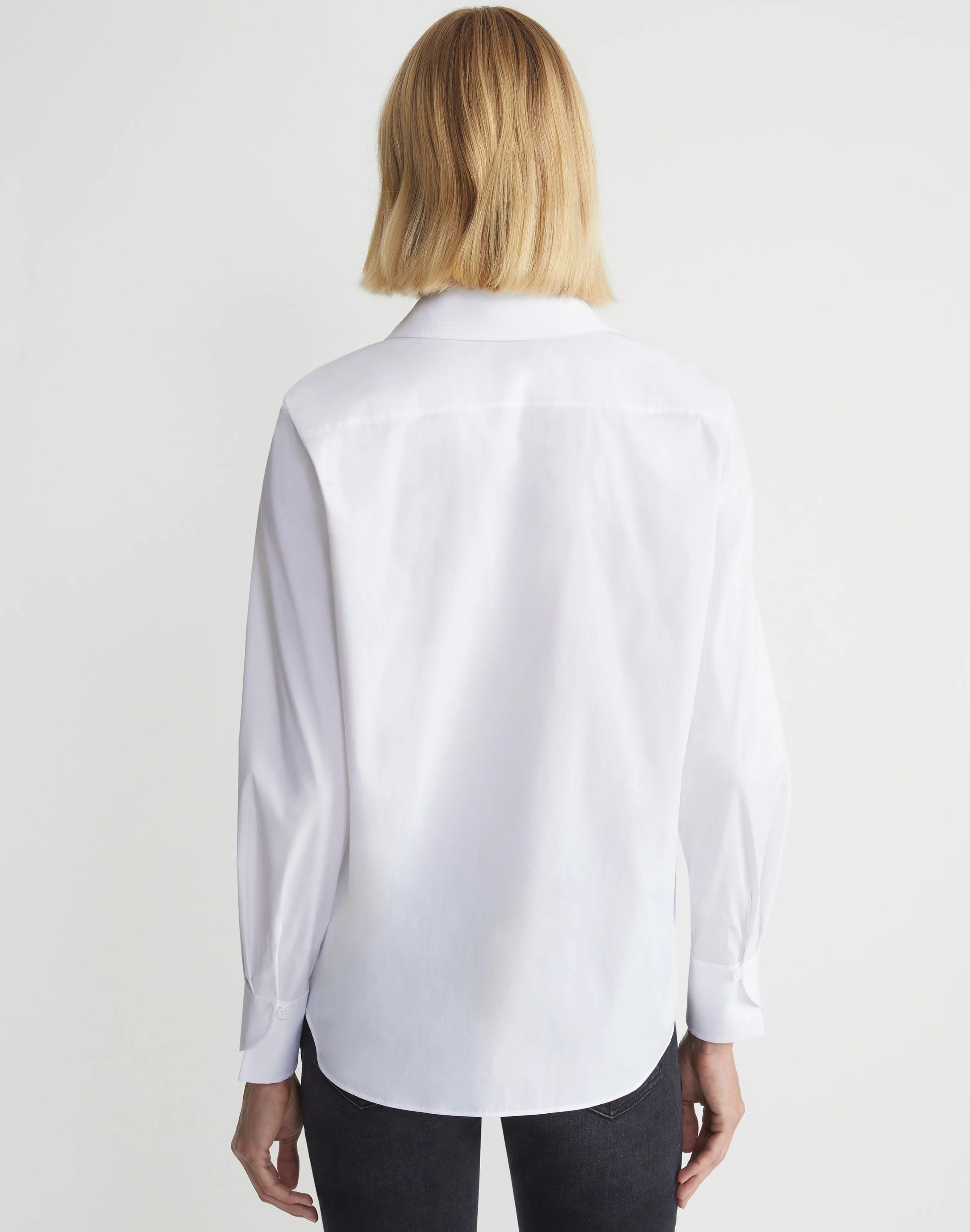 Wright Shirt In Italian Stretch Cotton