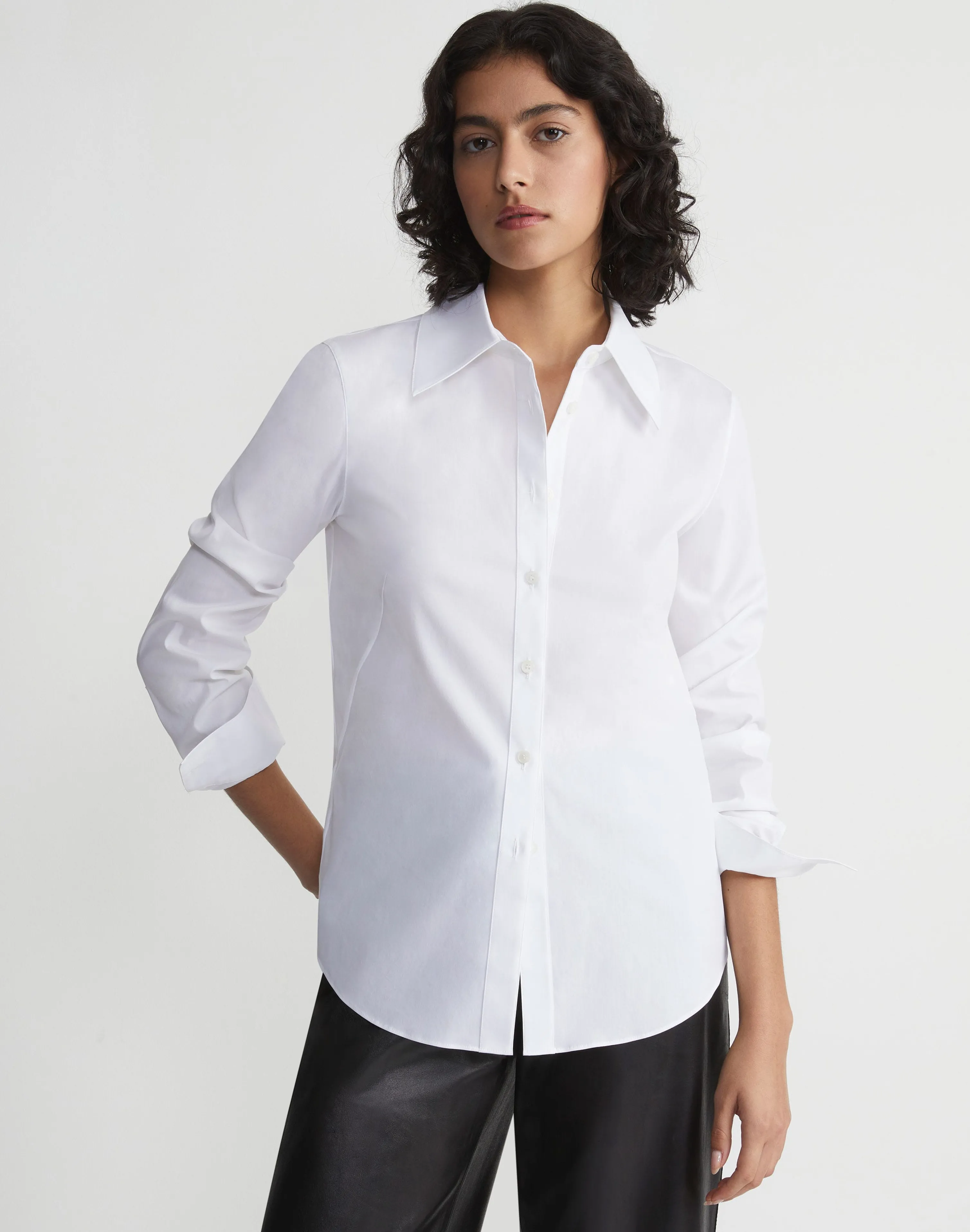 Kennedy Shirt In Italian Stretch Cotton