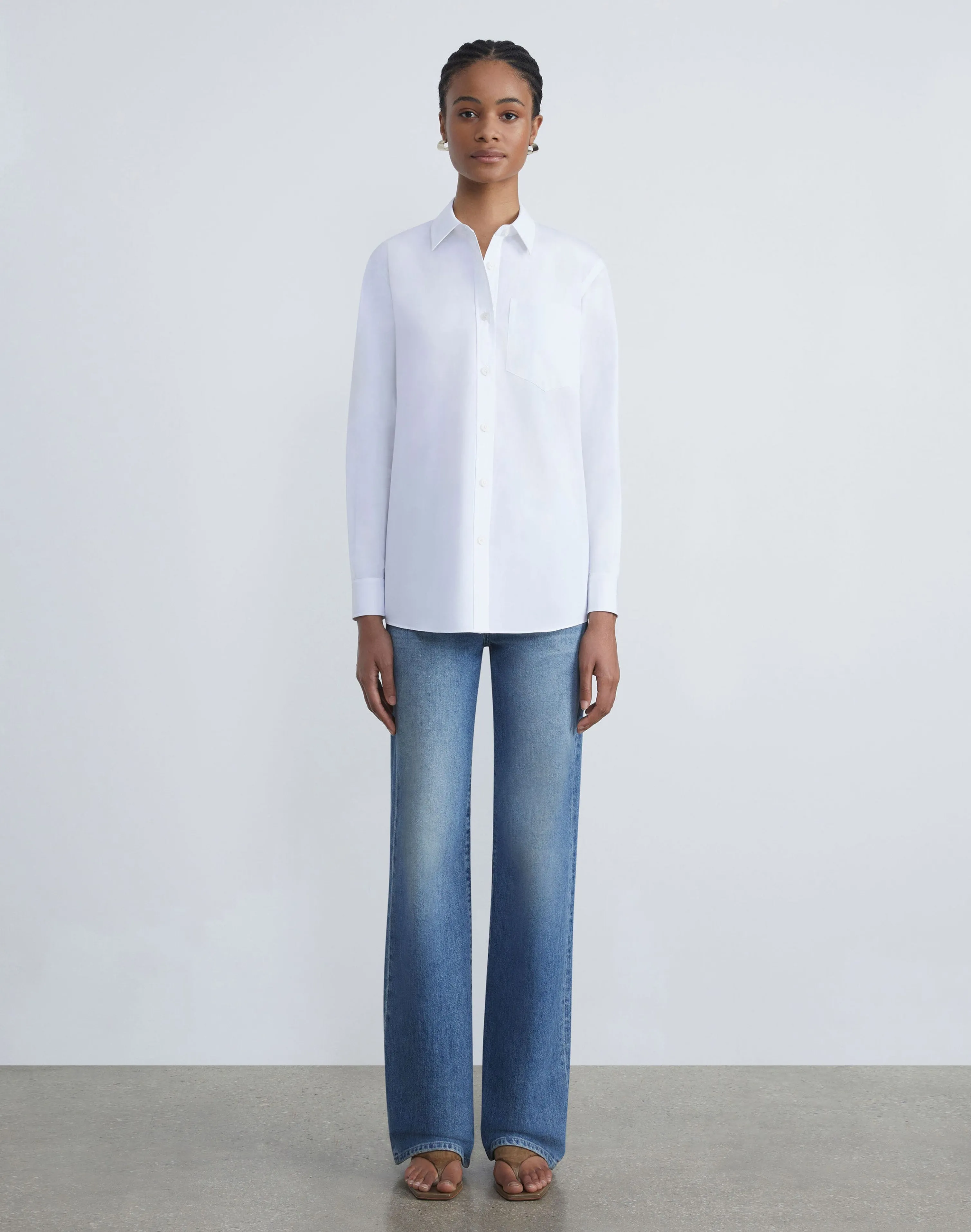Organic Cotton Poplin Oversized Shirt
