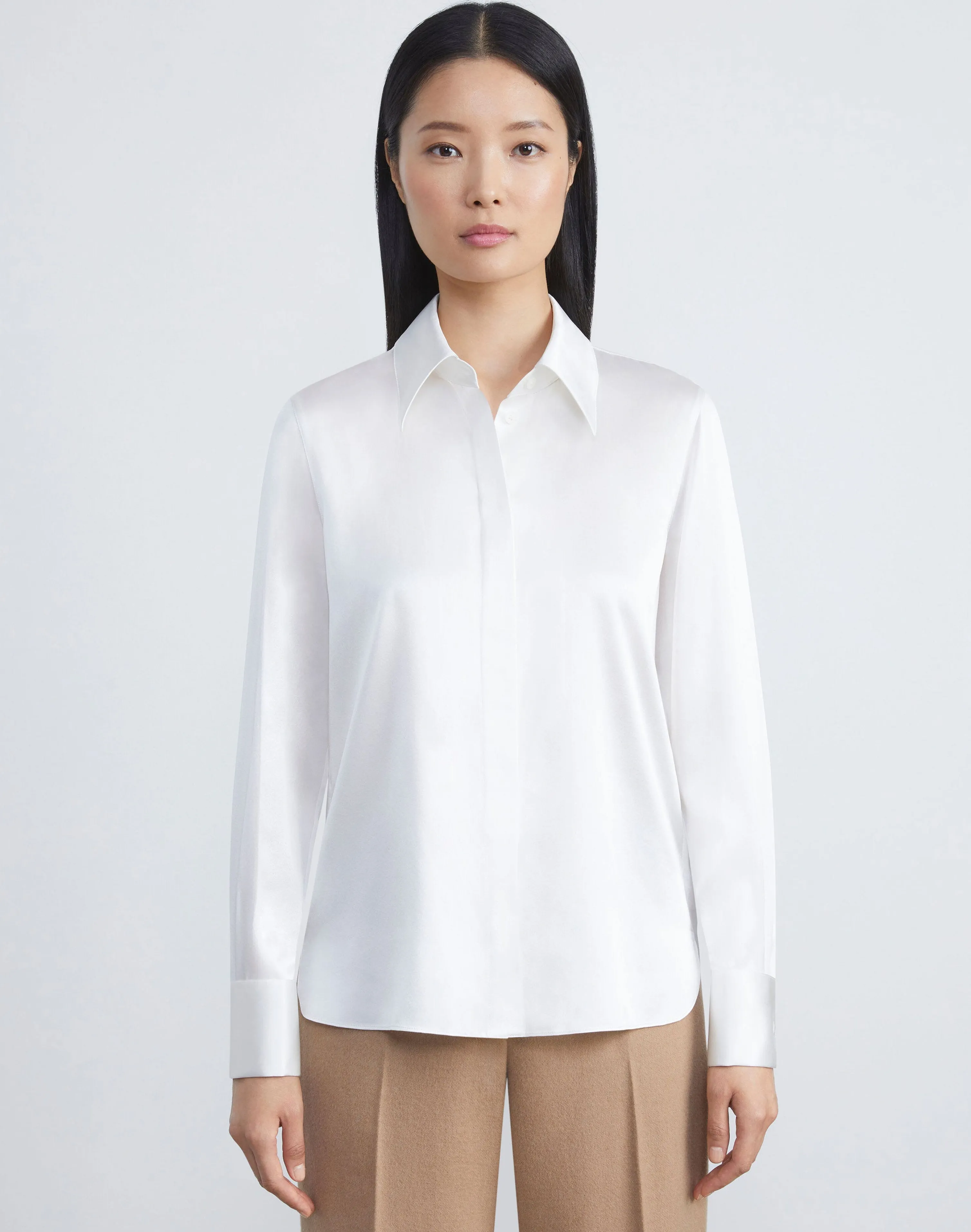 Silk Charmeuse Blouse