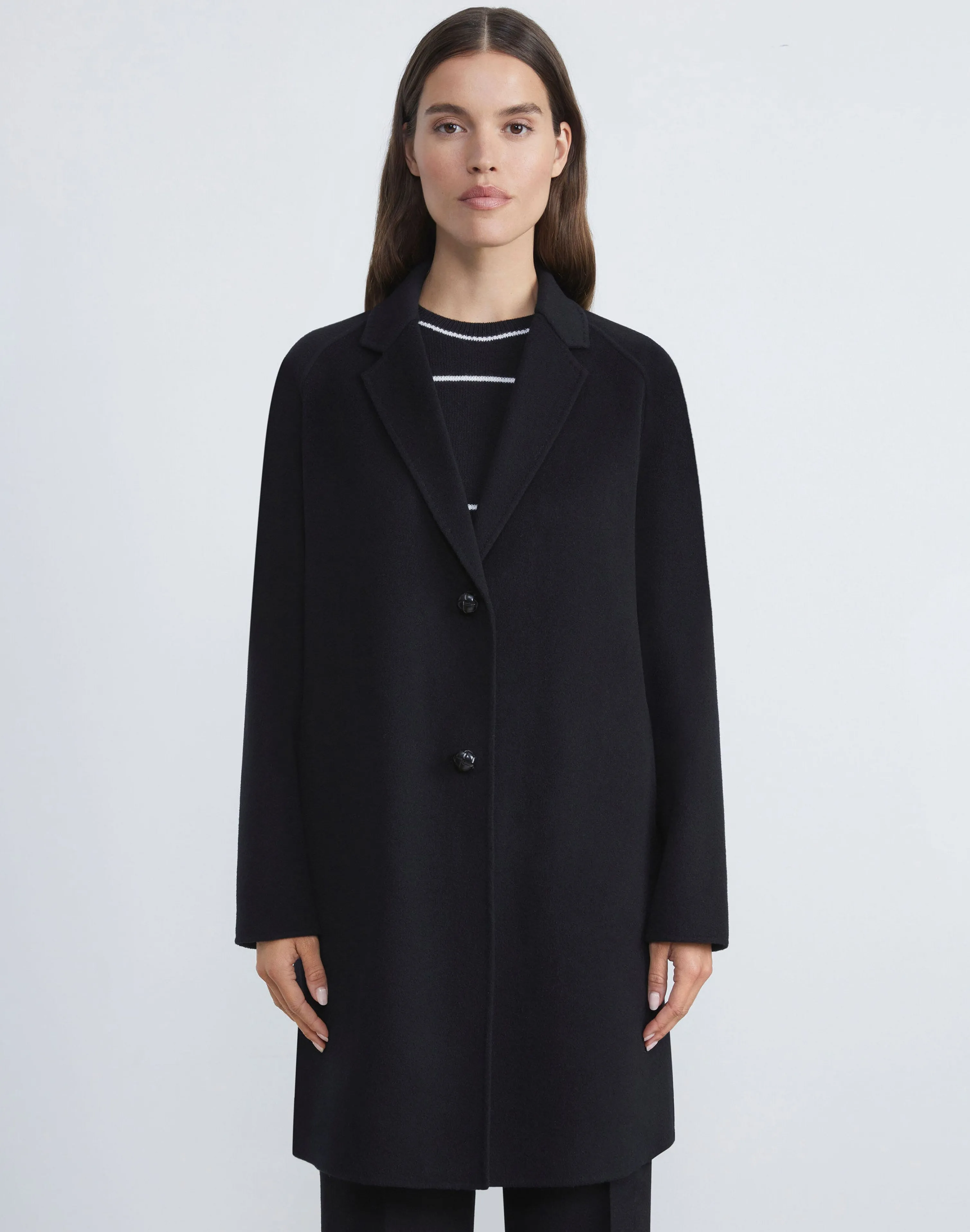 Cashmere Double Face Oversized Car Coat