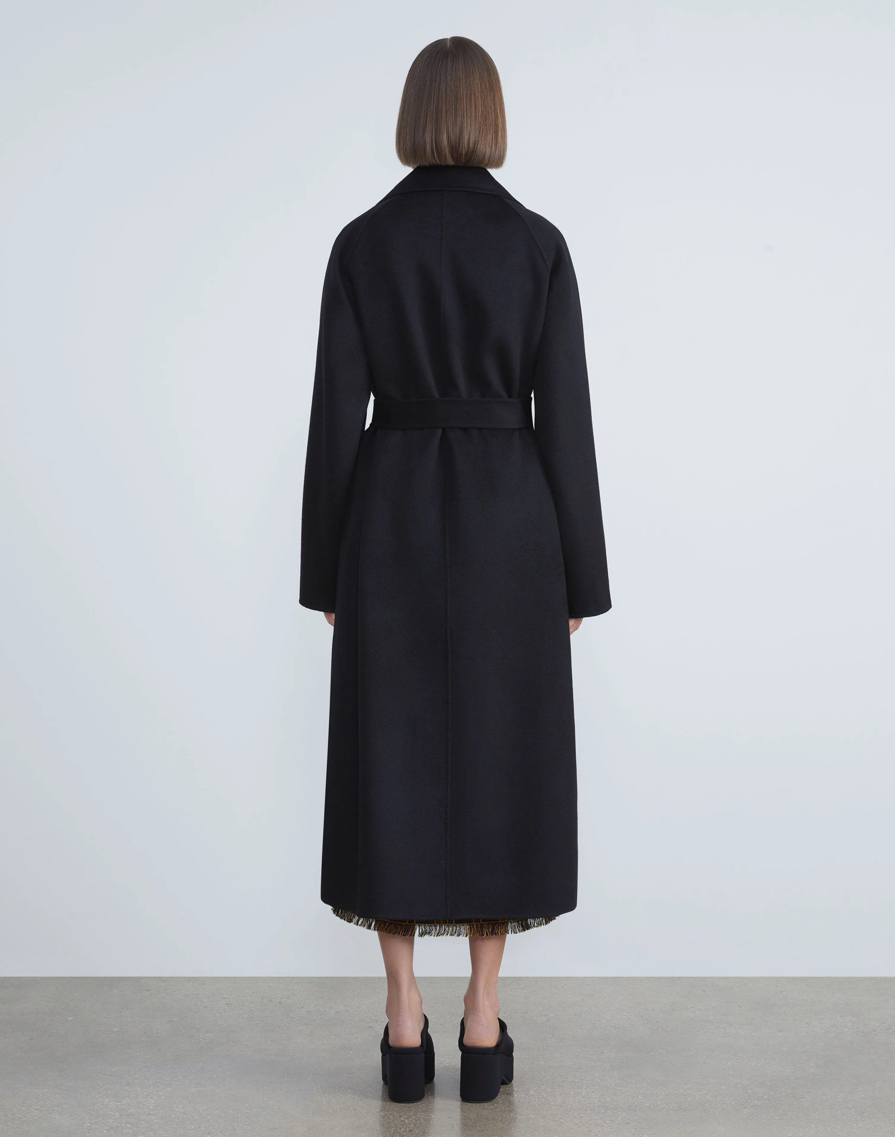 Double Face Cashmere Oversized Trench Coat