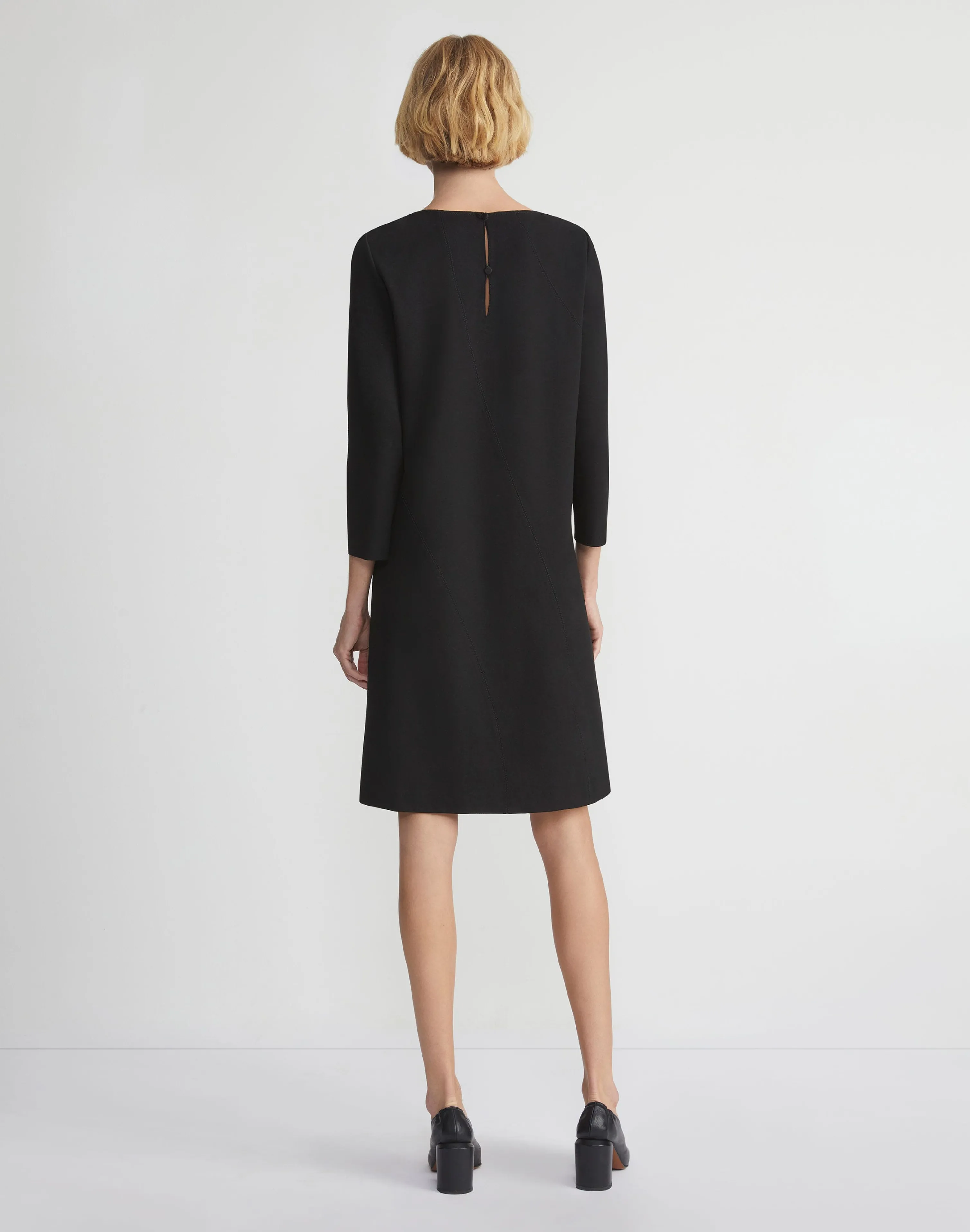 Punto Milano A-Line Dress