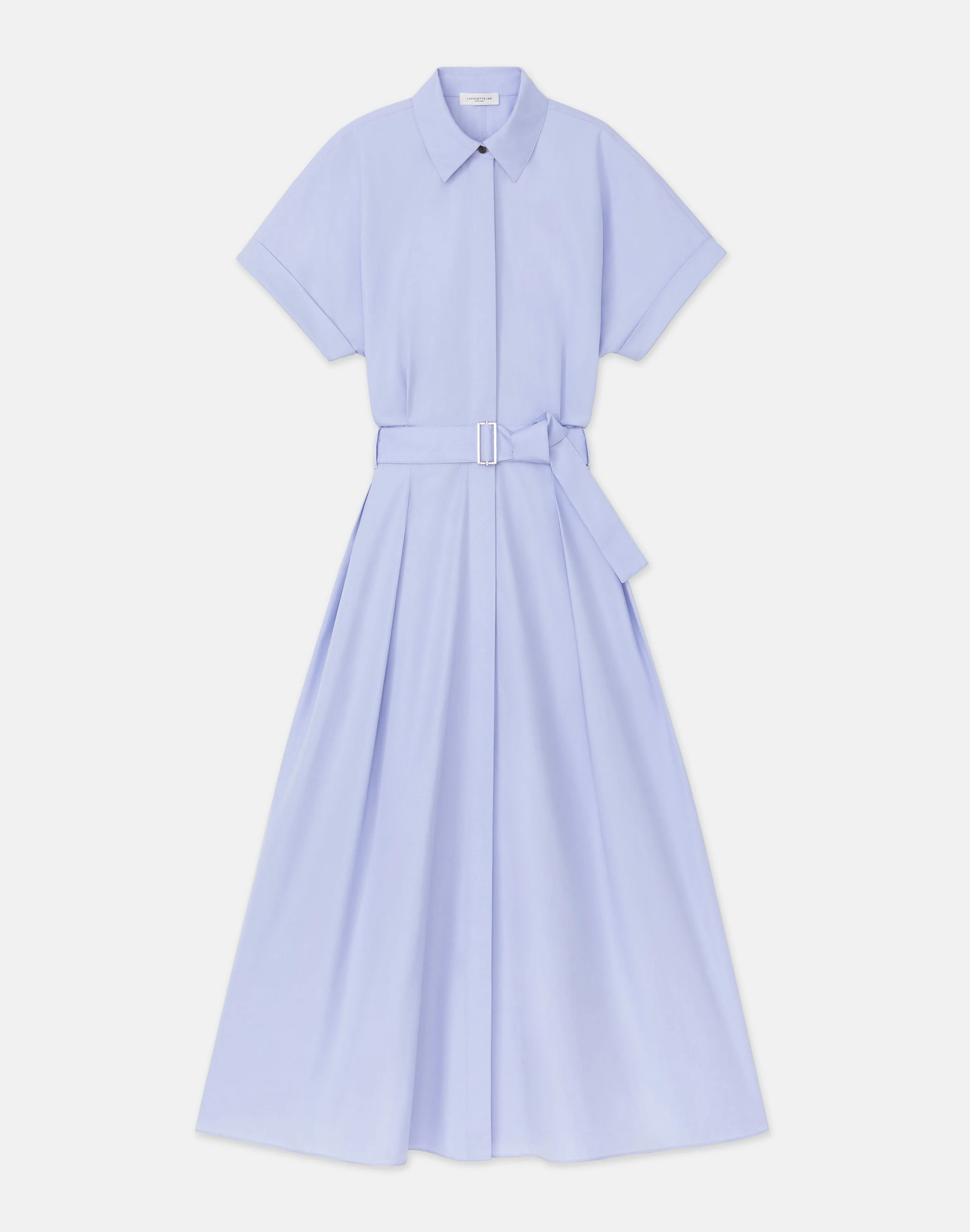 Organic Cotton Poplin Shirtdress
