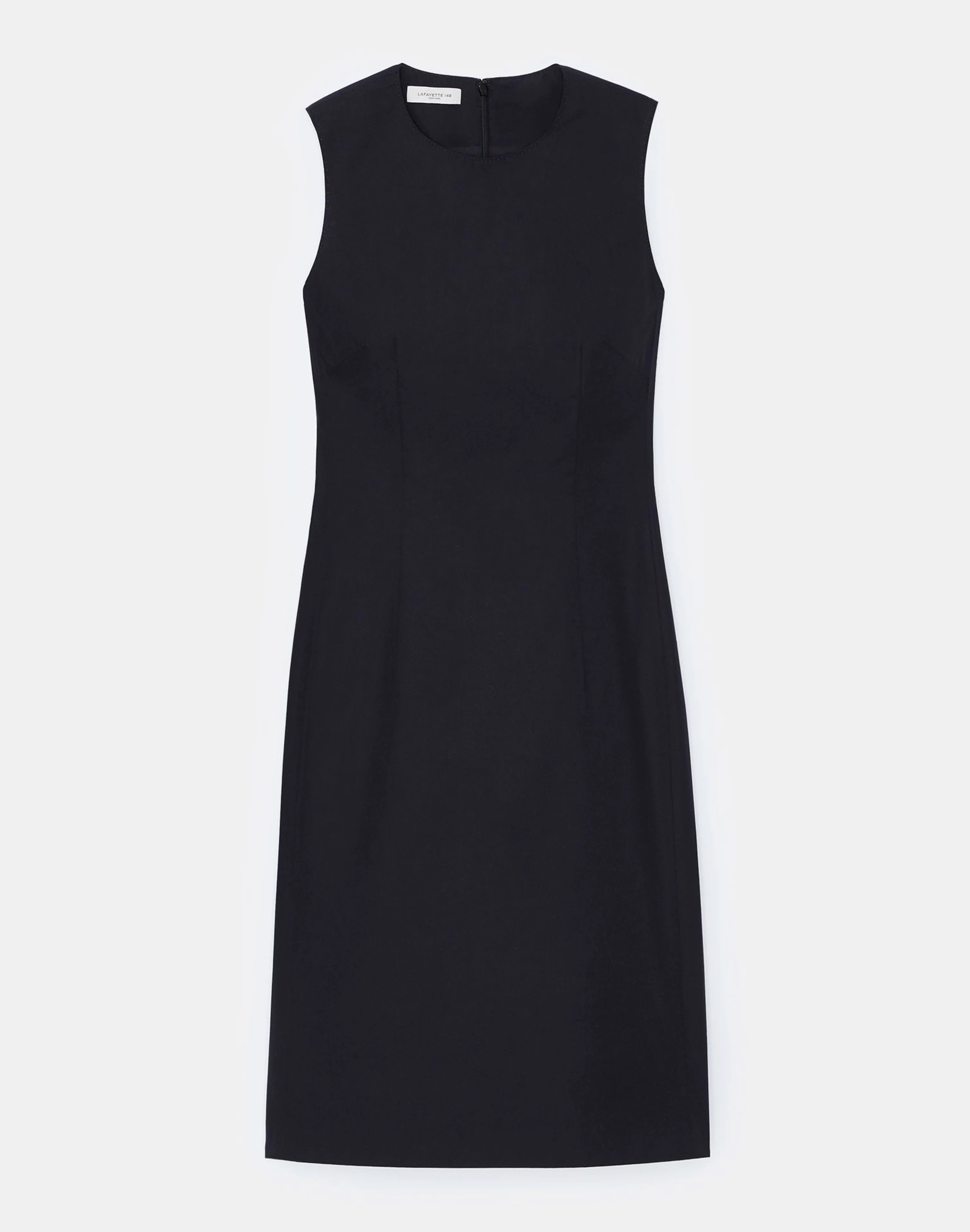 Stretch Wool Sheath Dress