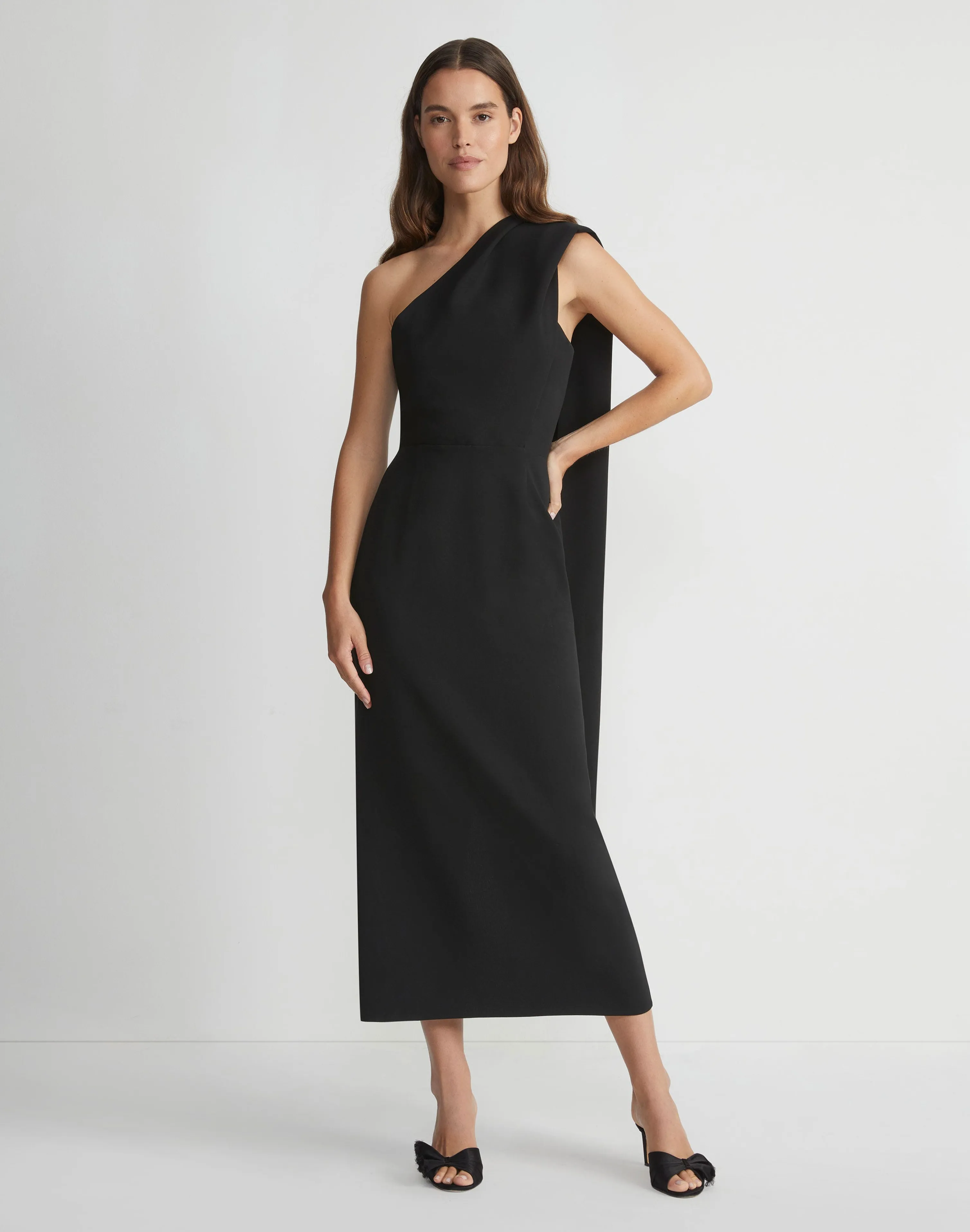 Responsible Finesse Crepe Convertible Scarf Dress