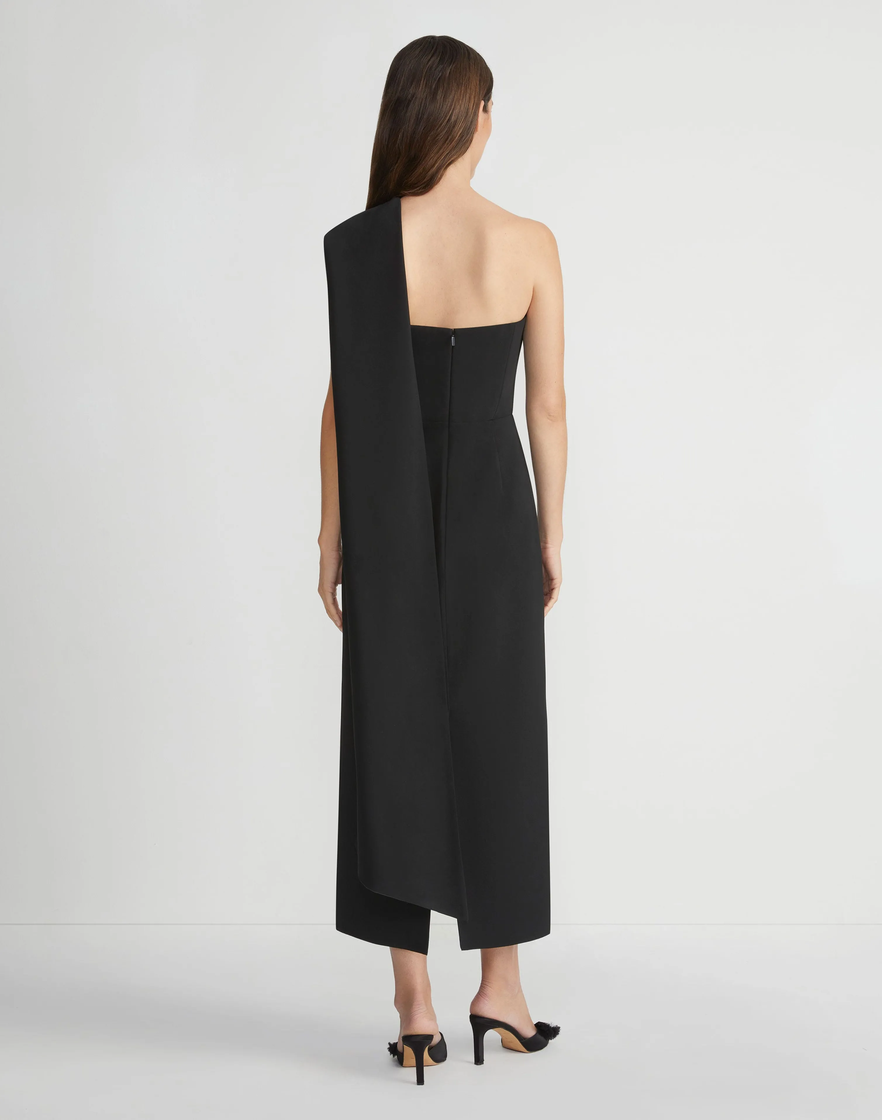 Responsible Finesse Crepe Convertible Scarf Dress