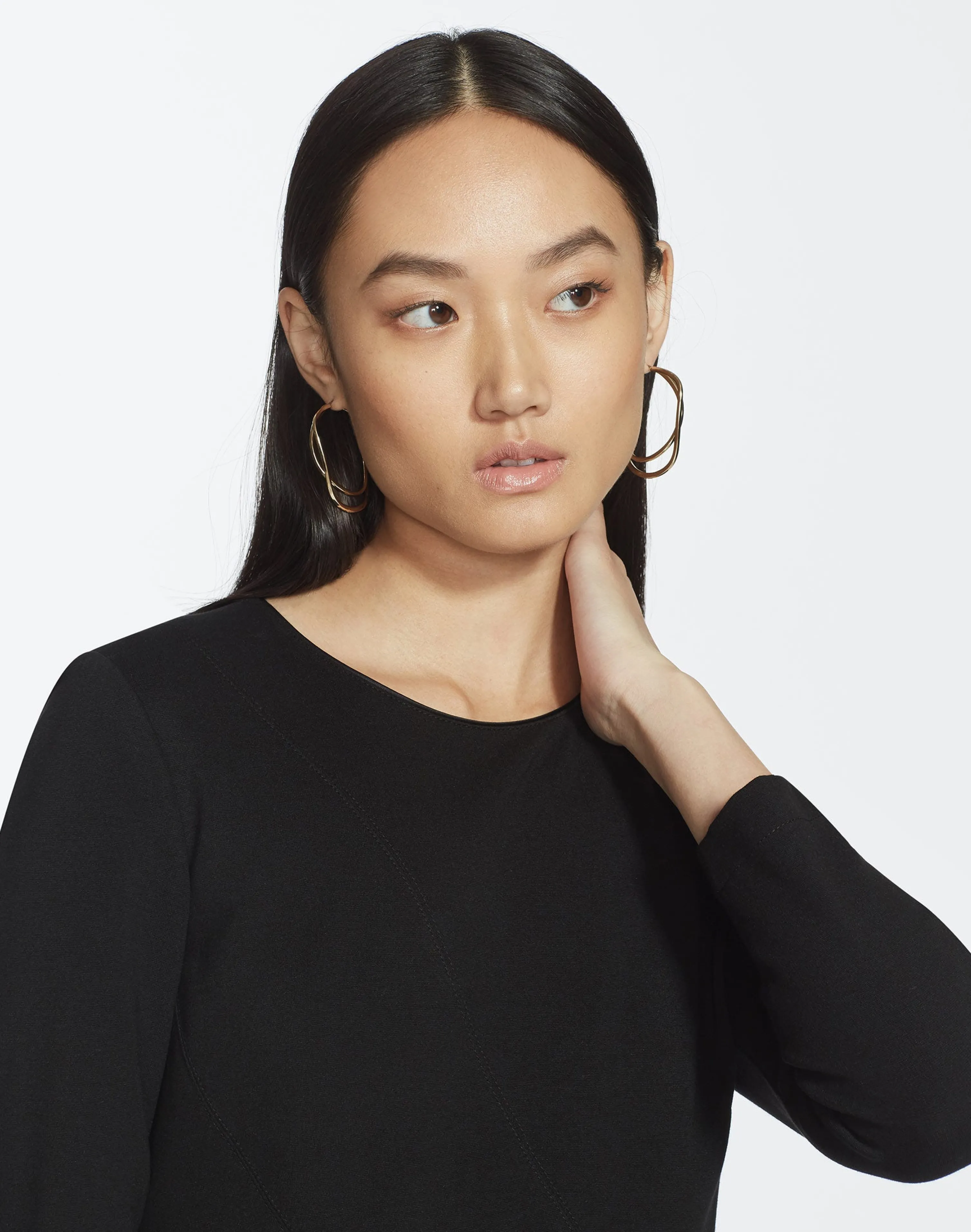 Punto Milano Flared Midi Dress