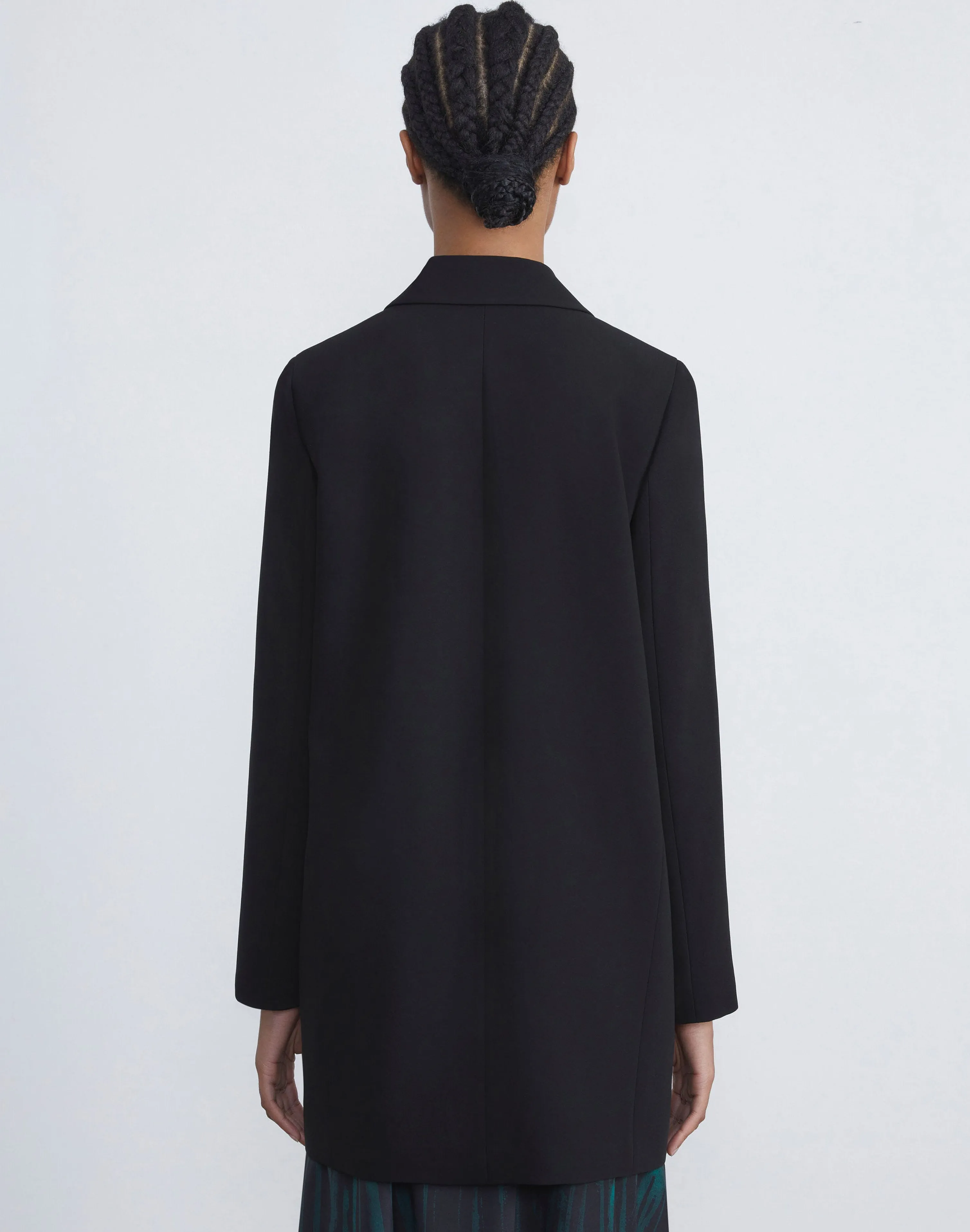 Responsible Finesse Crepe Peak Lapel Jacket