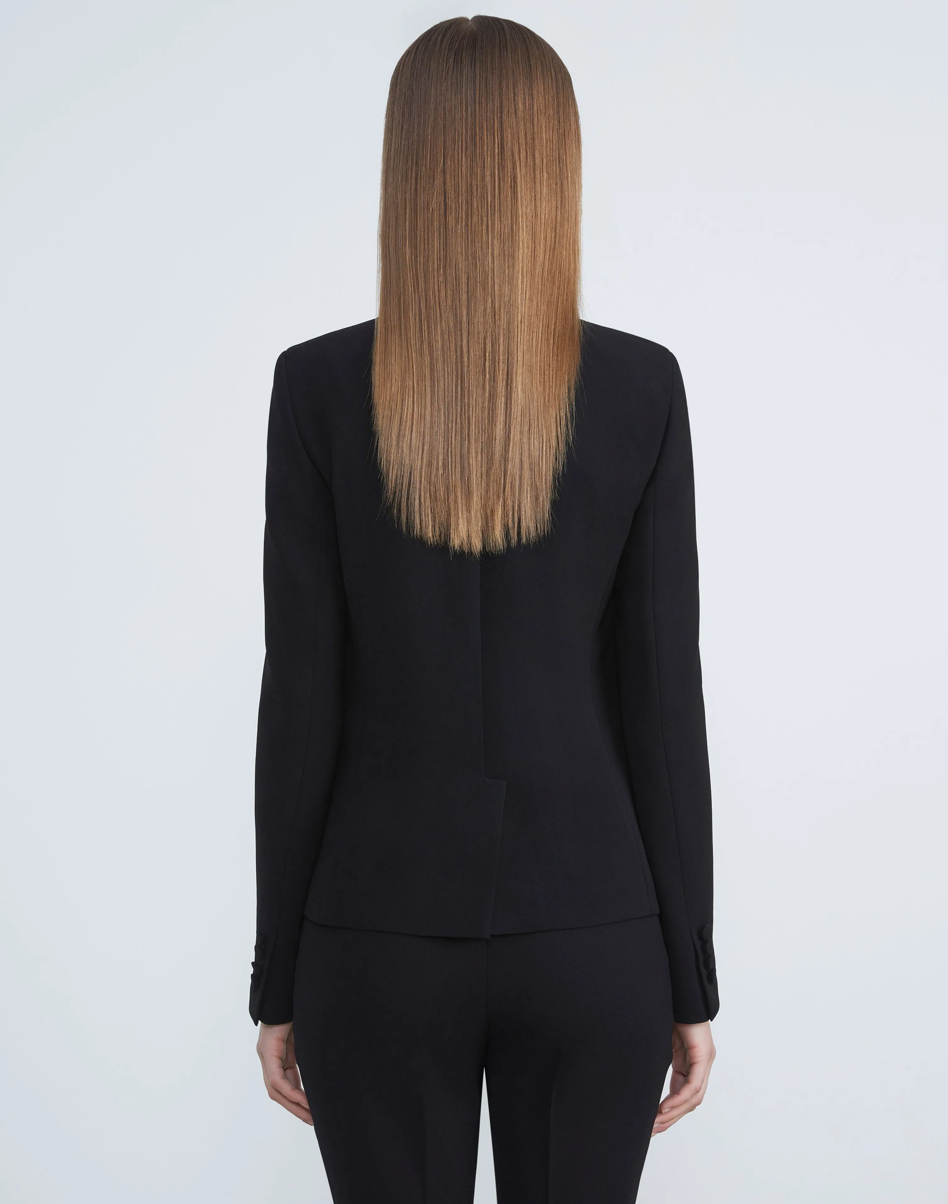 Finesse Crepe Single Button Blazer