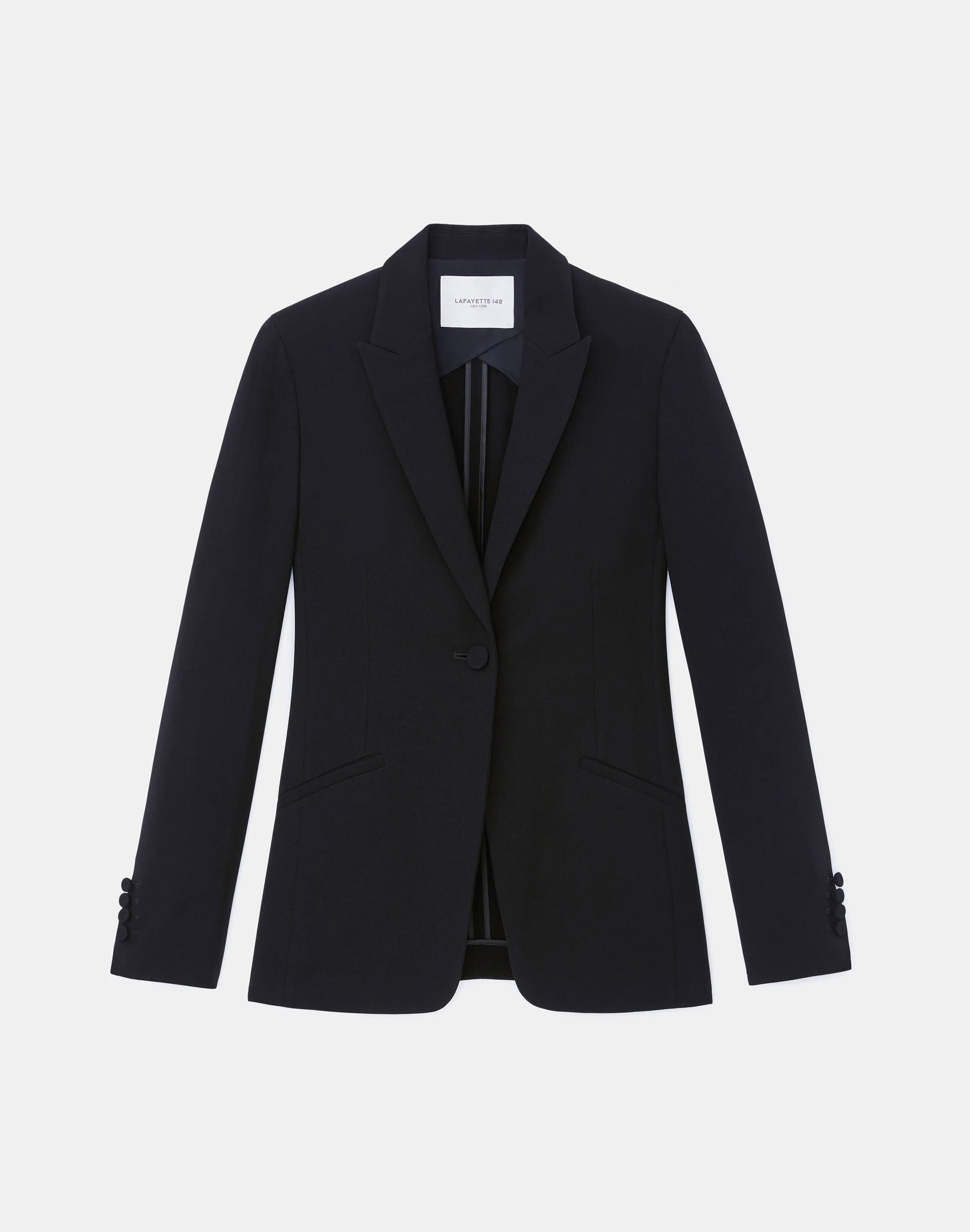 Finesse Crepe Cutaway Blazer