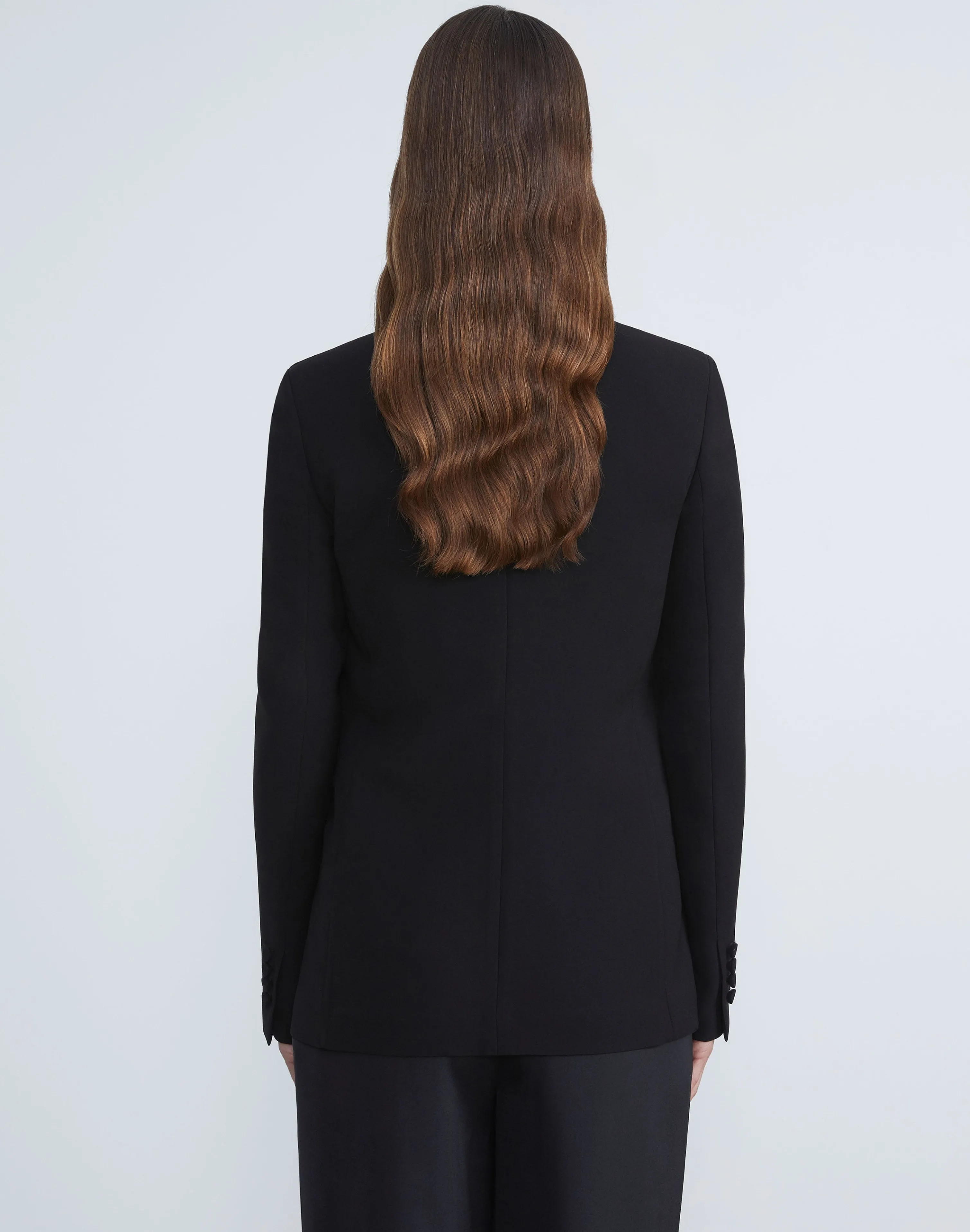 Finesse Crepe Cutaway Blazer