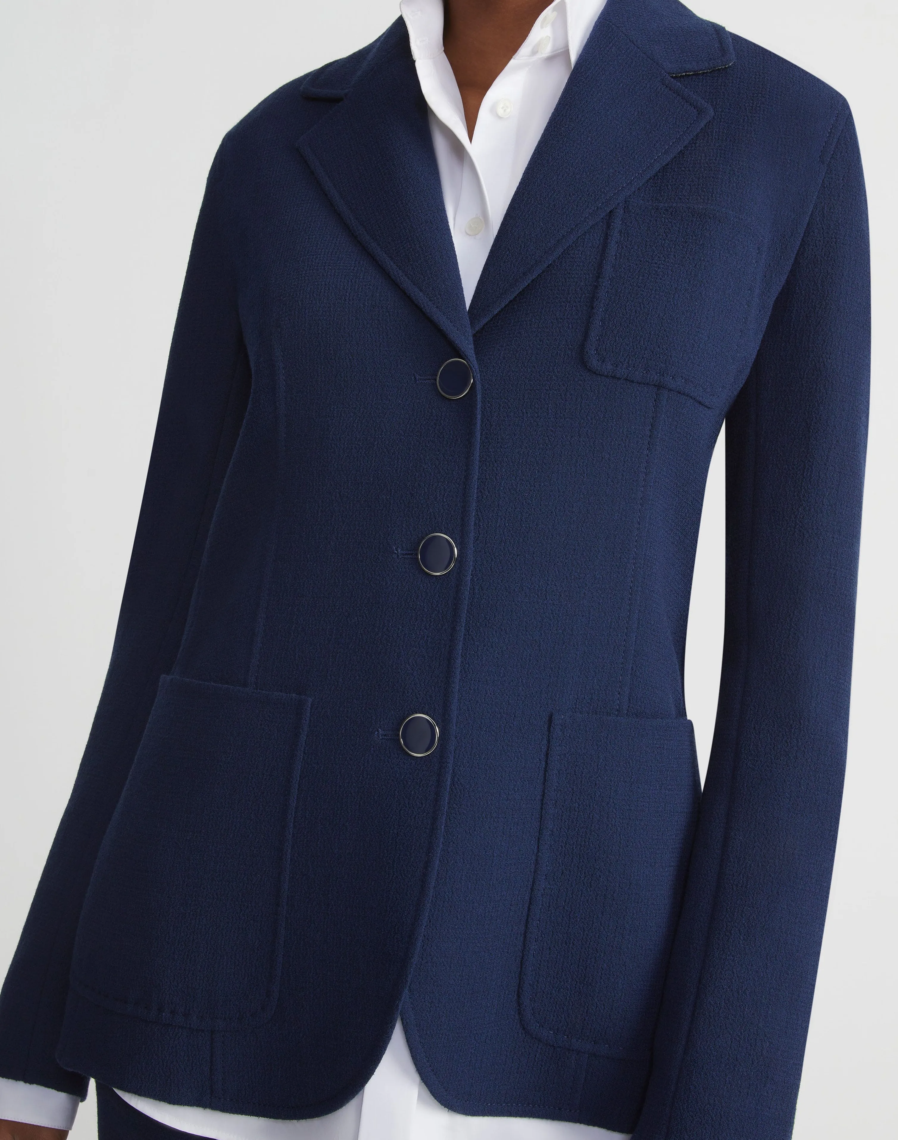 Responsible Wool Nouveau Crepe Chore Jacket