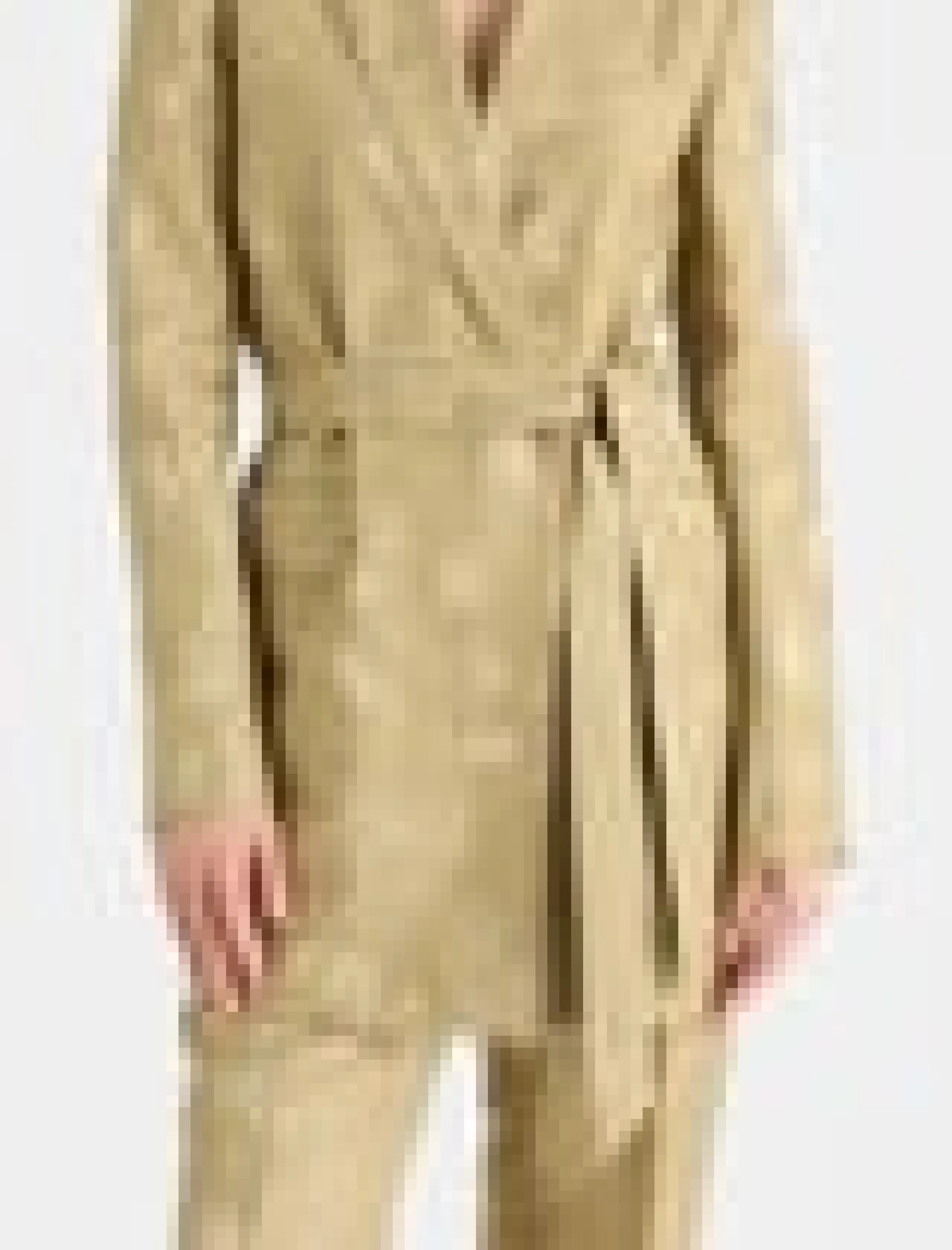 Eco Flora Jacquard Linen-Viscose Belted Blazer