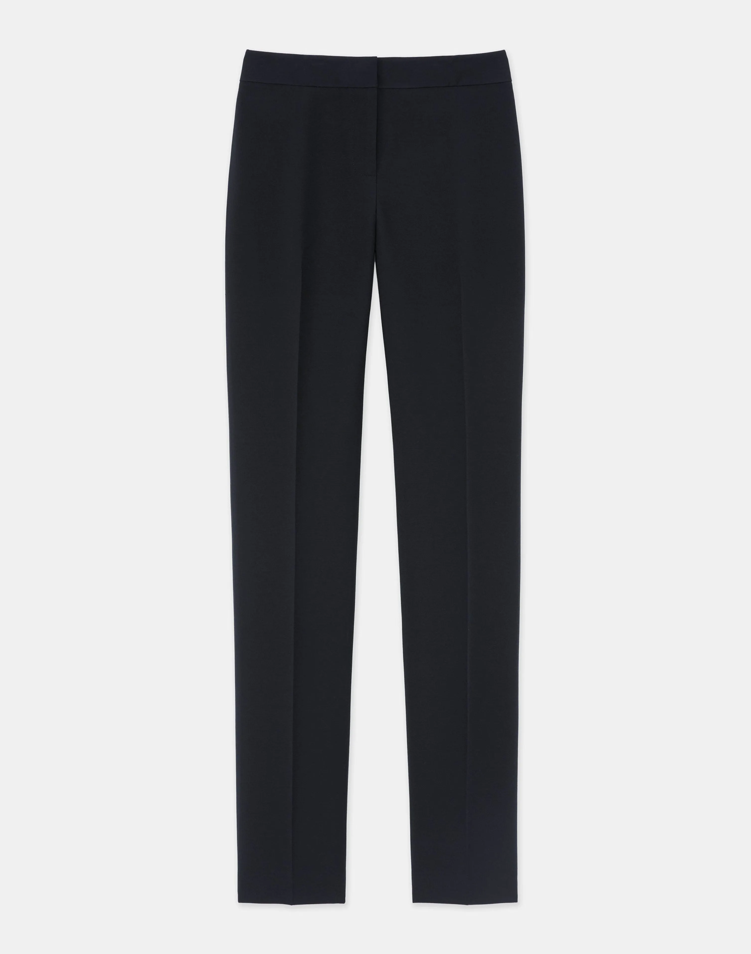 Wool-Silk Crepe Barrow Pant