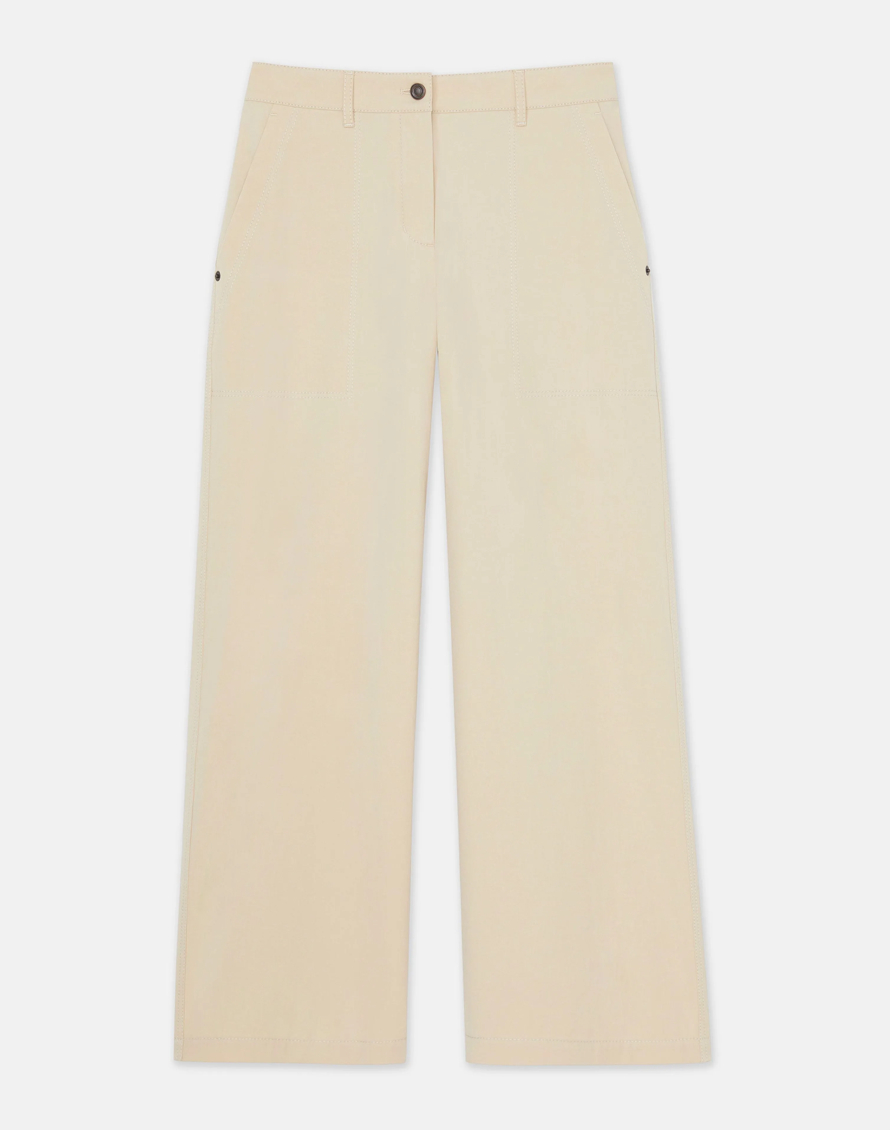 Bi-Stretch Pima Cotton Fulton Cropped Pant