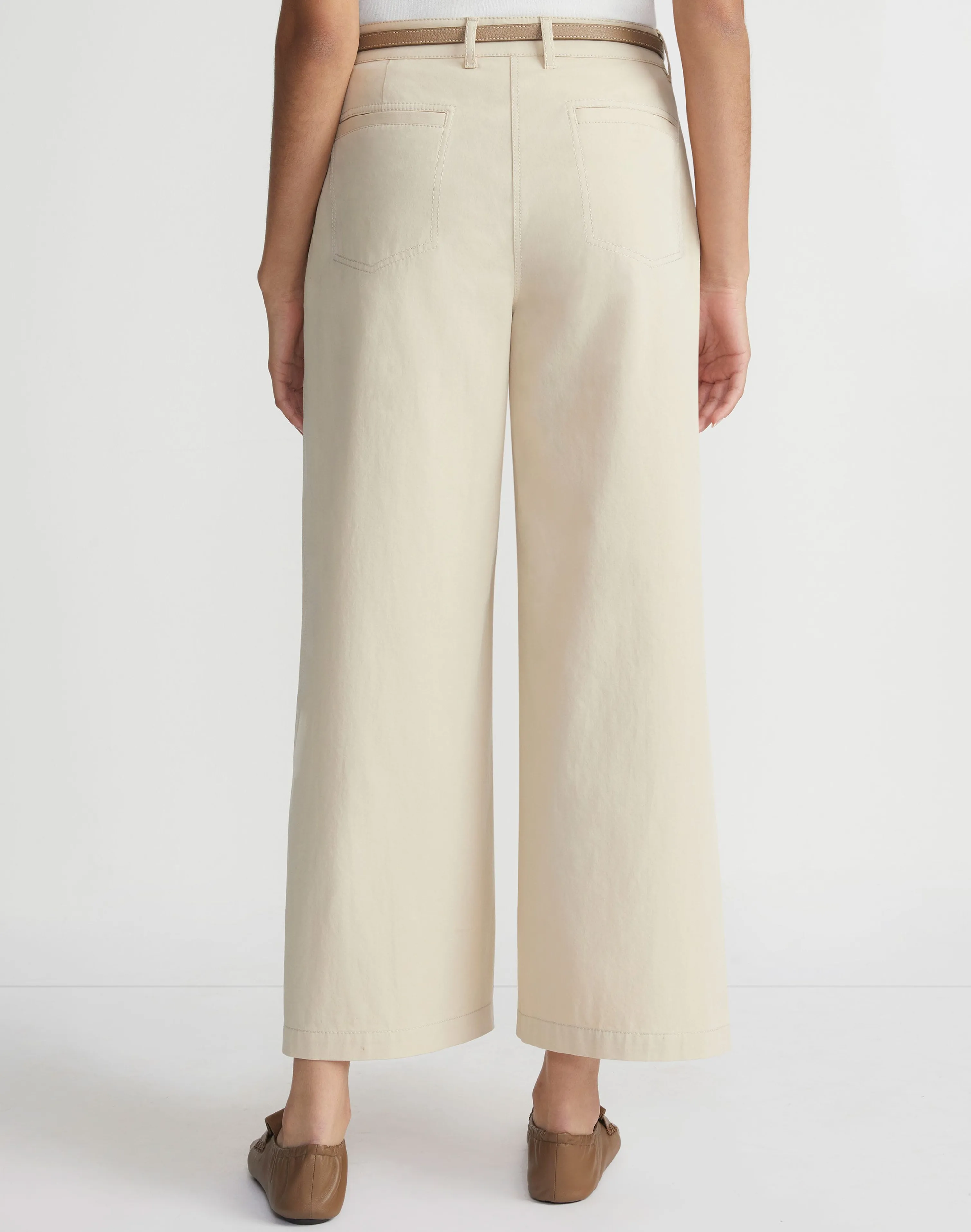 Bi-Stretch Pima Cotton Fulton Cropped Pant