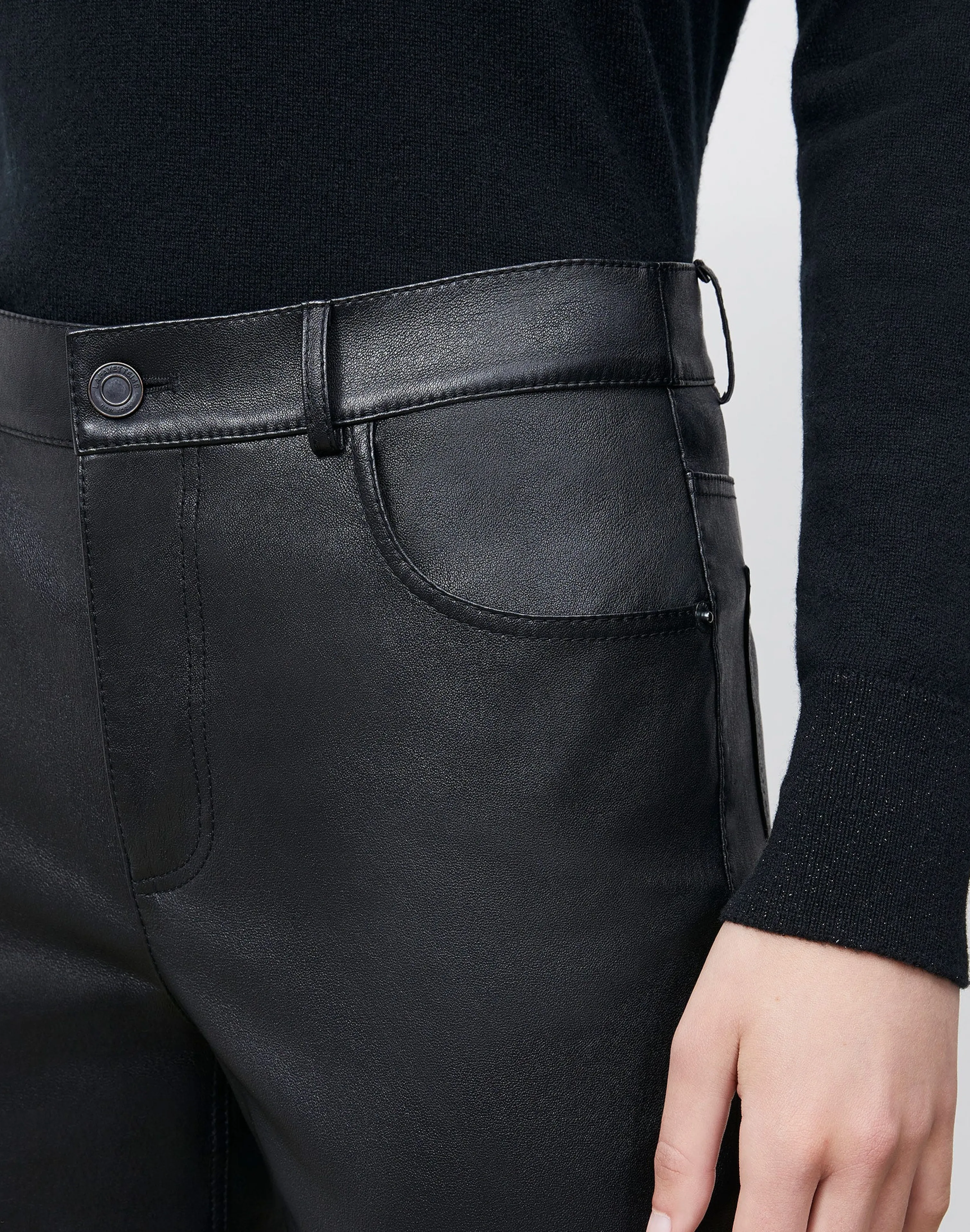 Reeve Pant In Silky Stretch Nappa