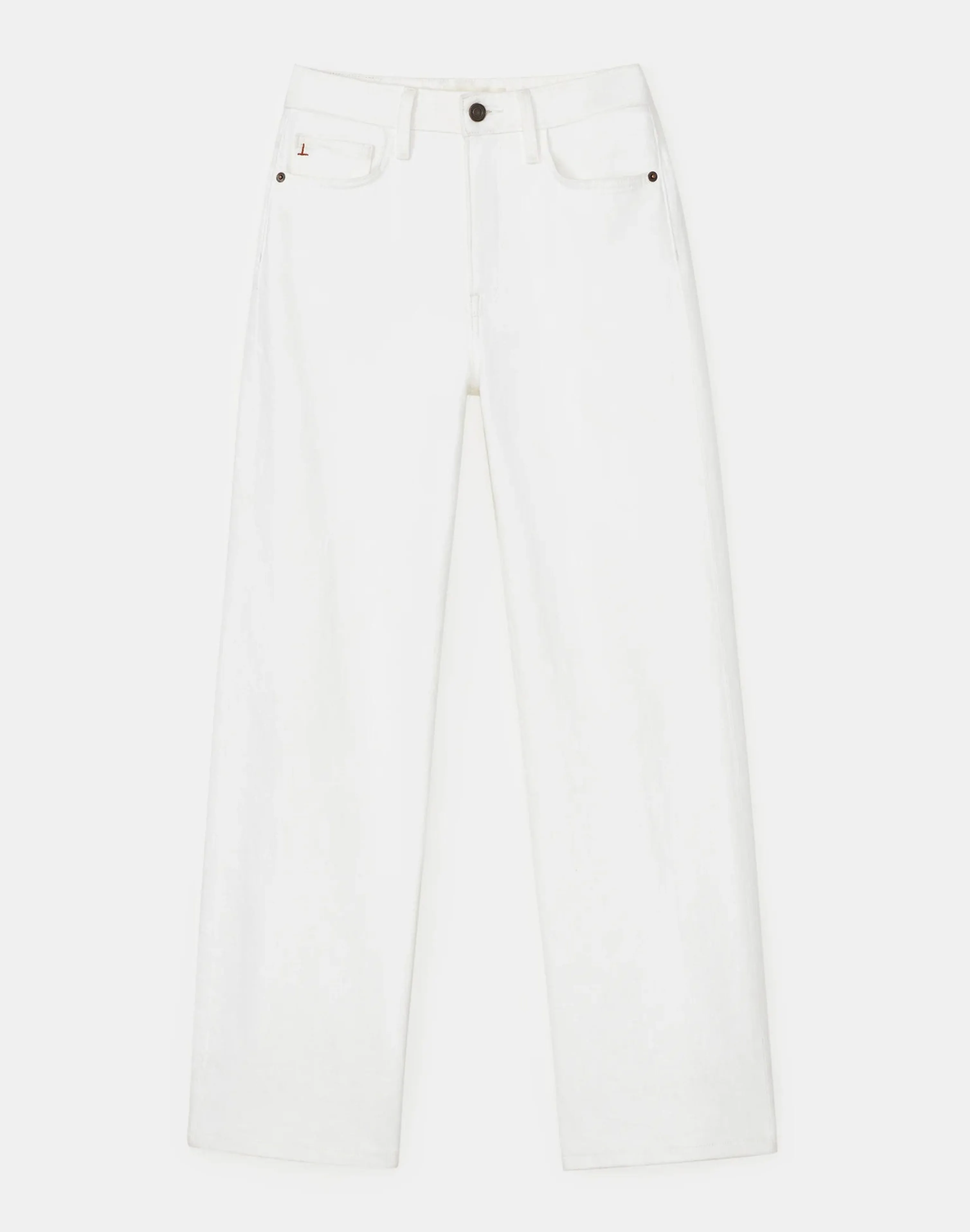 L148 Denim Wyckoff Wide-Leg Cropped Jean