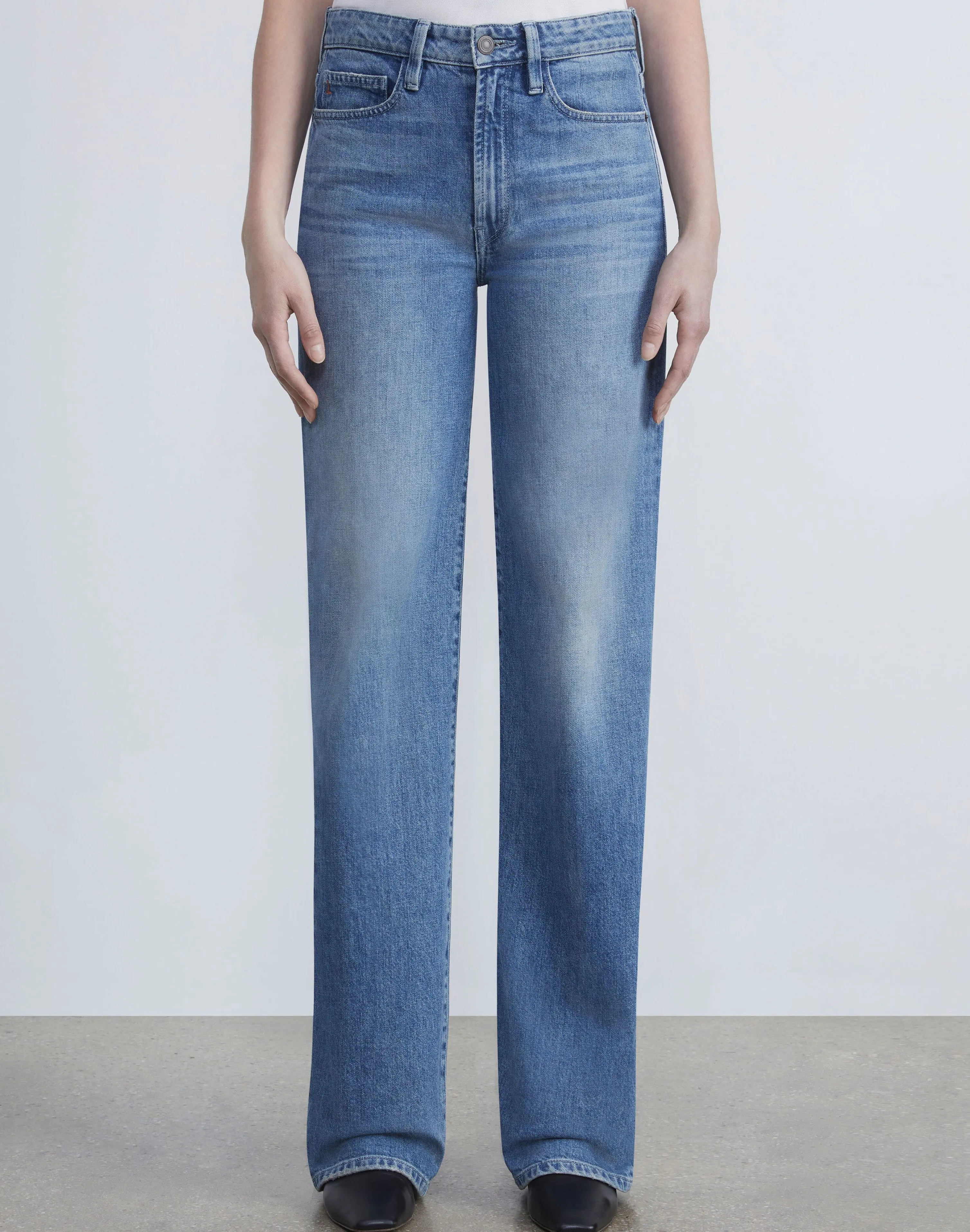 L148 Denim Wyckoff Wide-Leg Jean