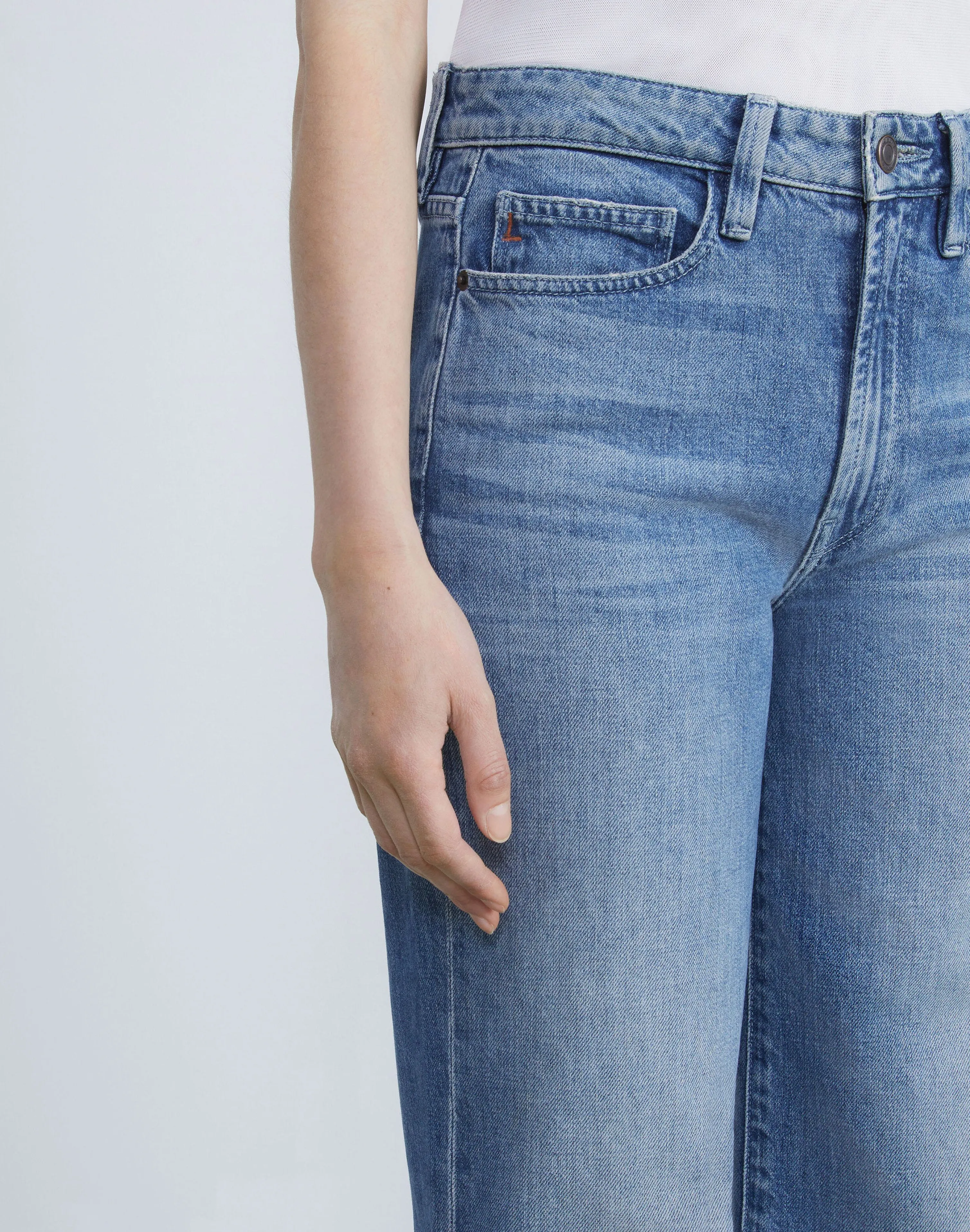 L148 Denim Wyckoff Wide-Leg Jean