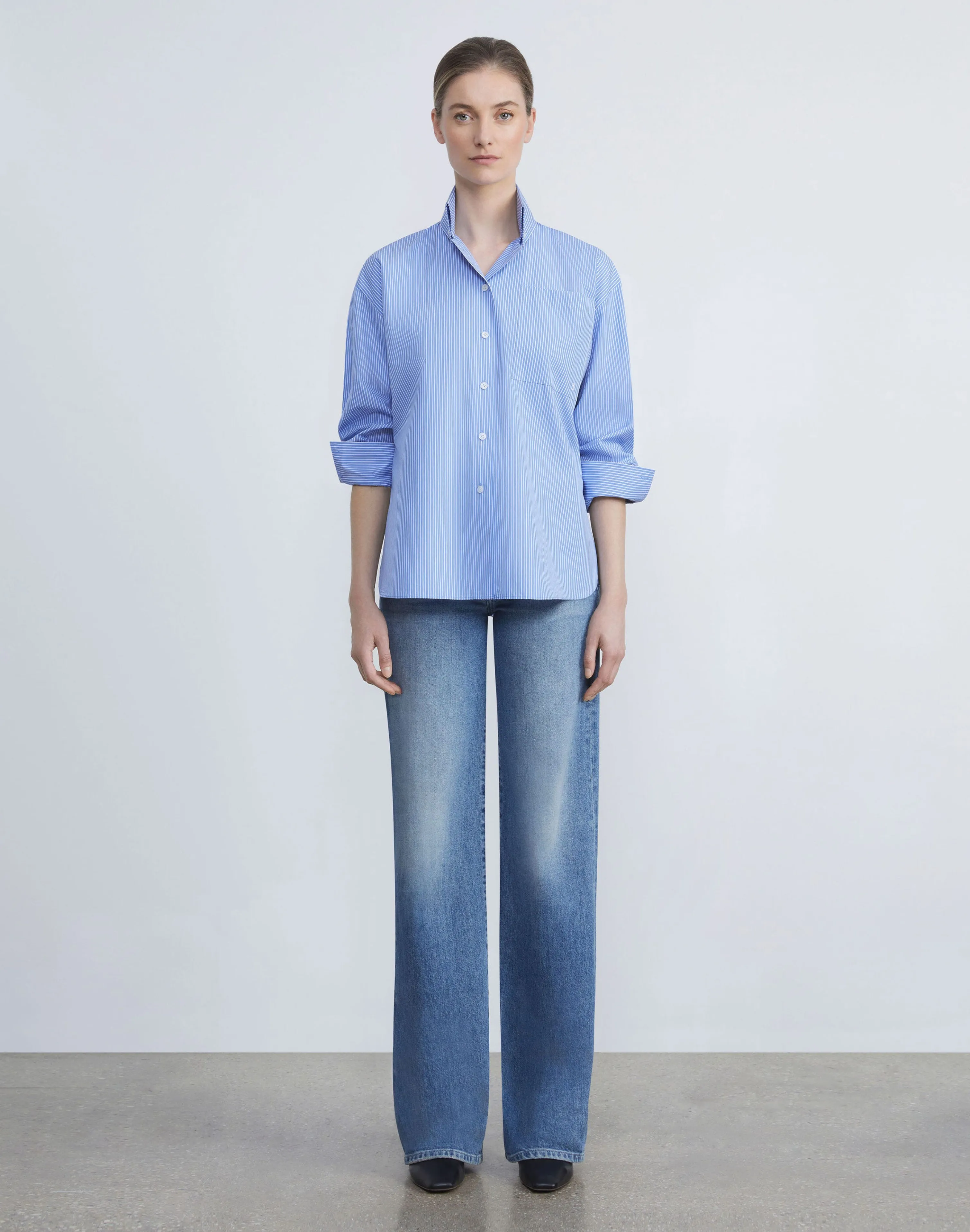 L148 Denim Wyckoff Wide-Leg Jean