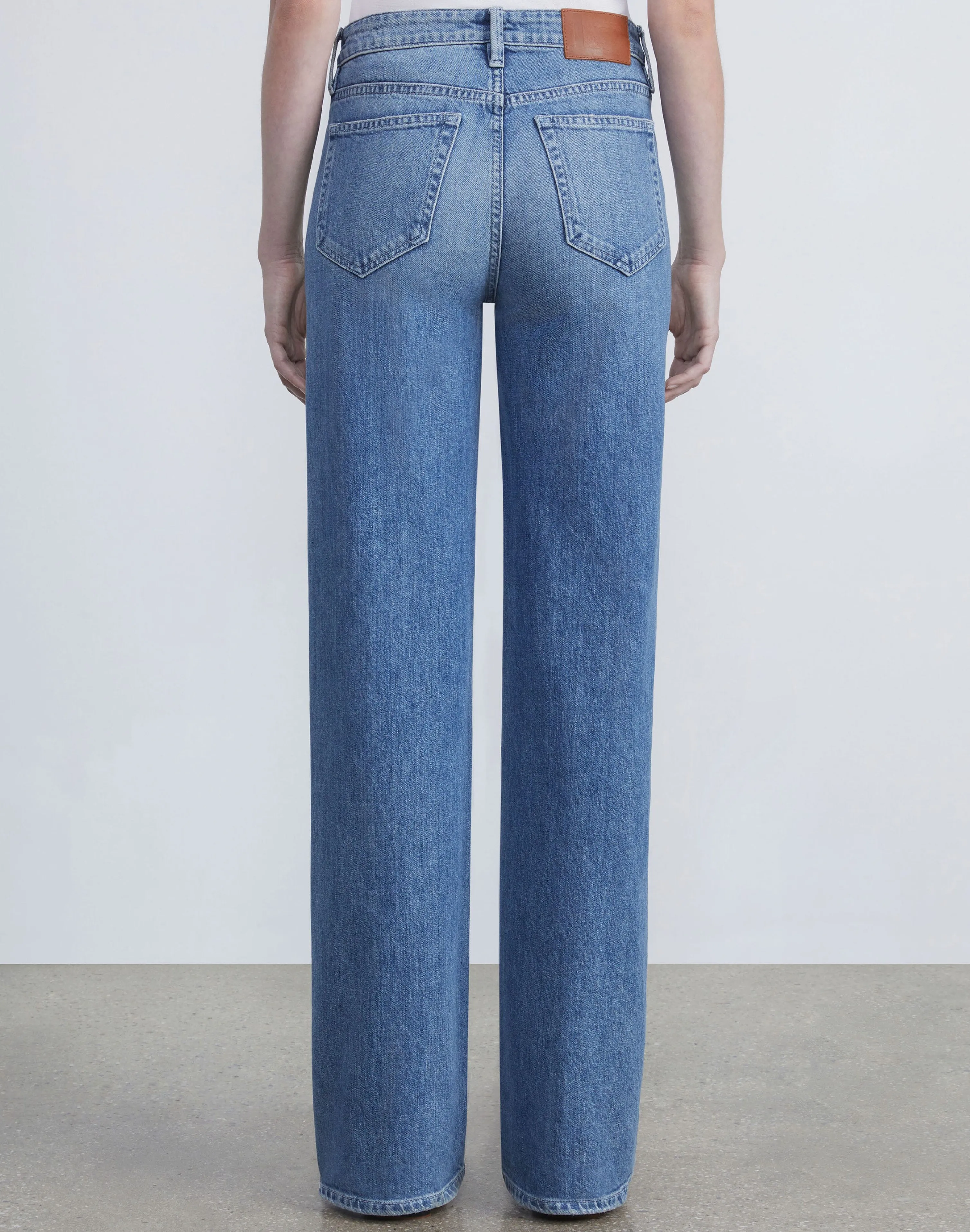L148 Denim Wyckoff Wide-Leg Jean