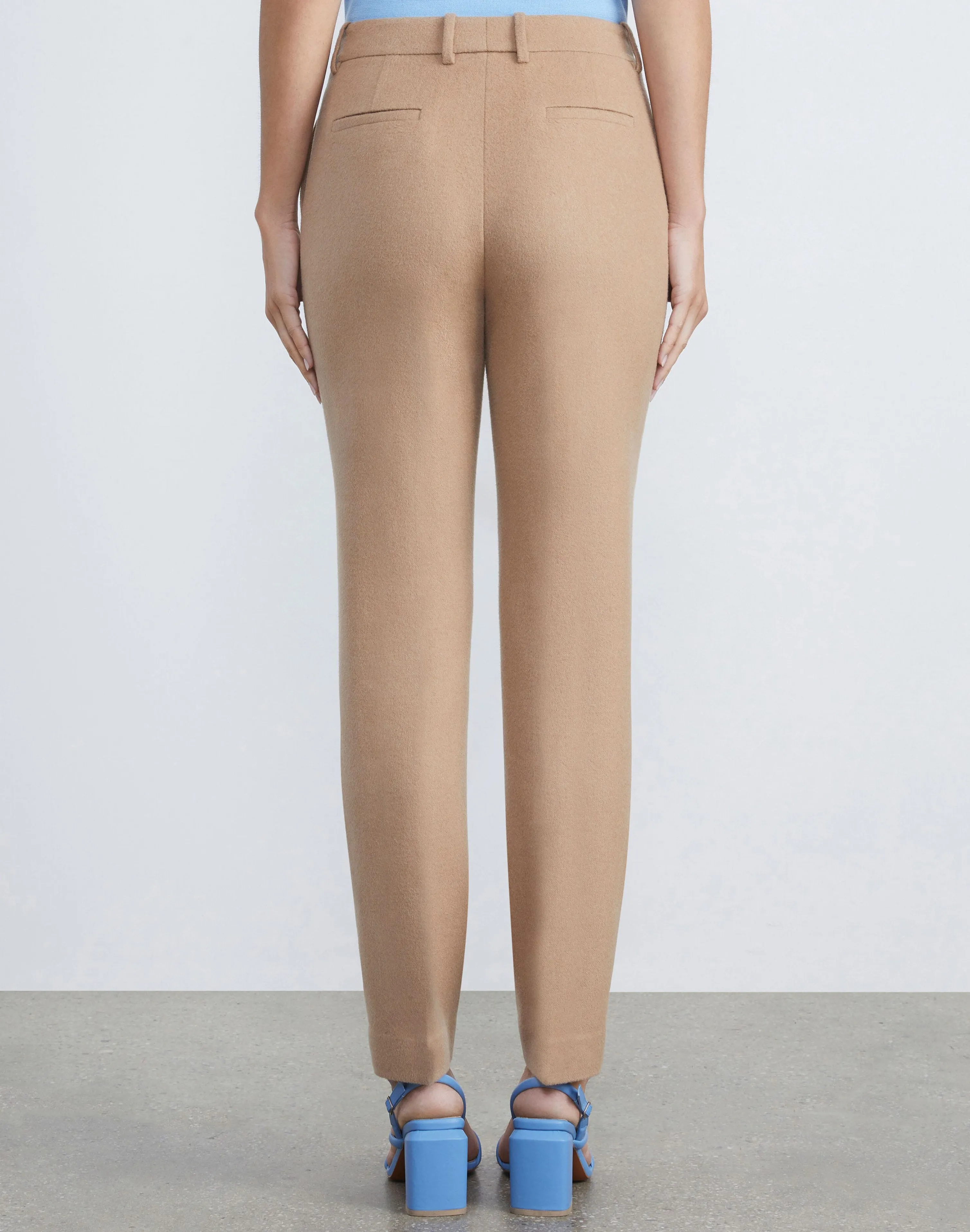 Camel Hair Clinton Ankle Pant