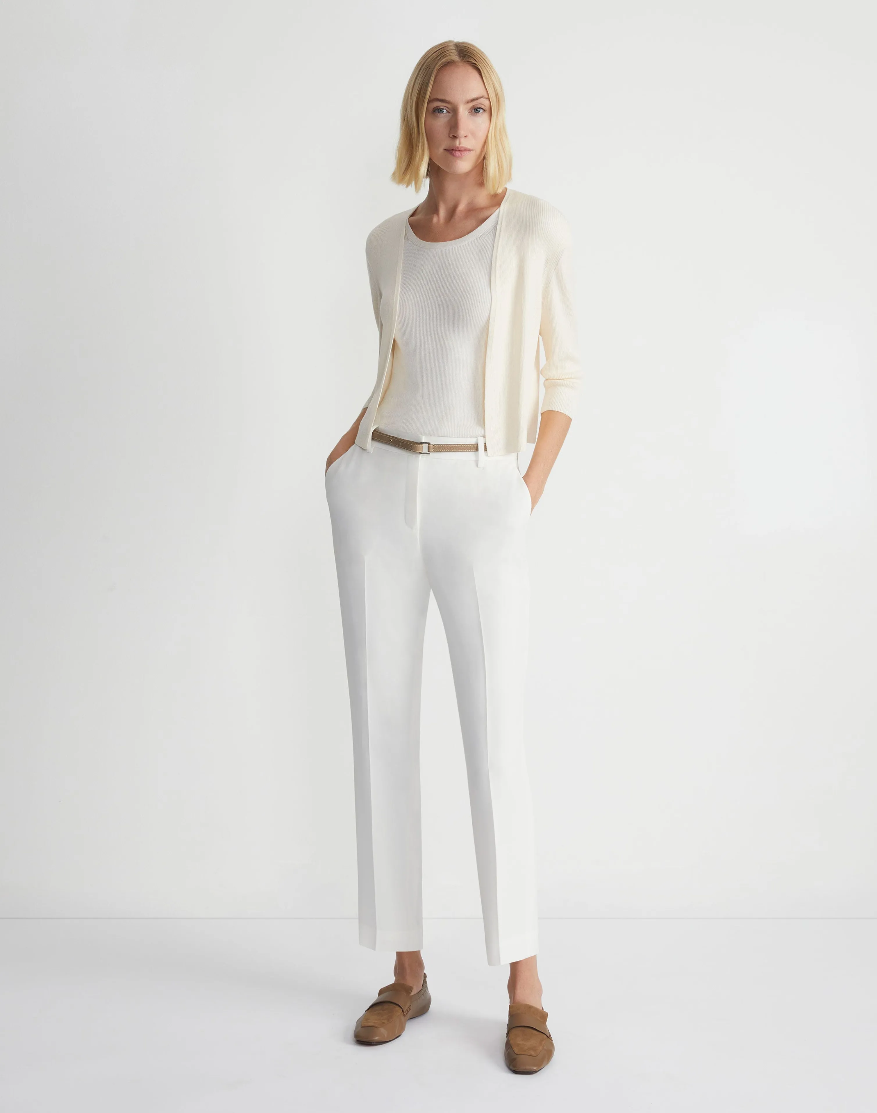 Finesse Crepe Clinton Ankle Pant