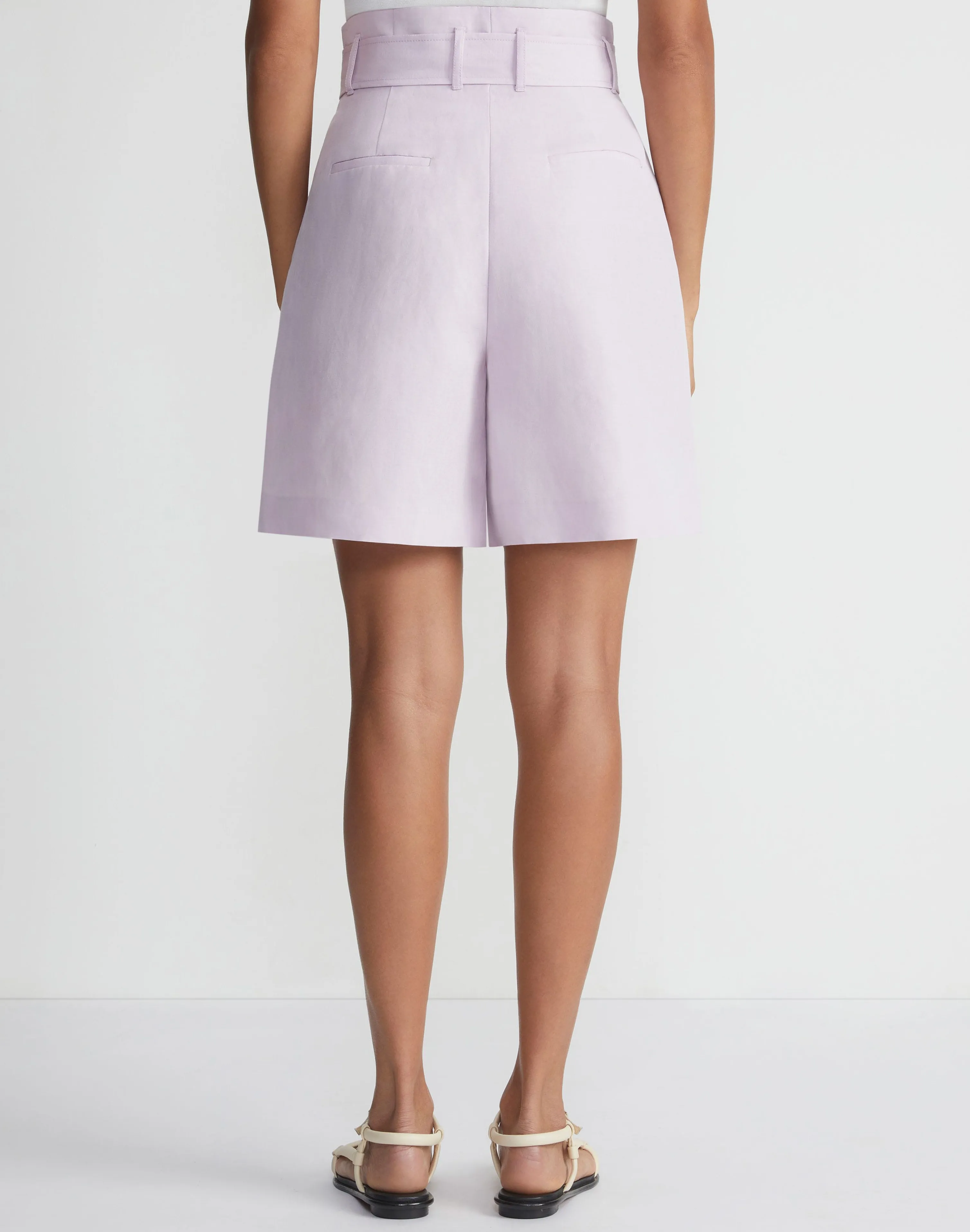 Silk-Linen Degraw Short