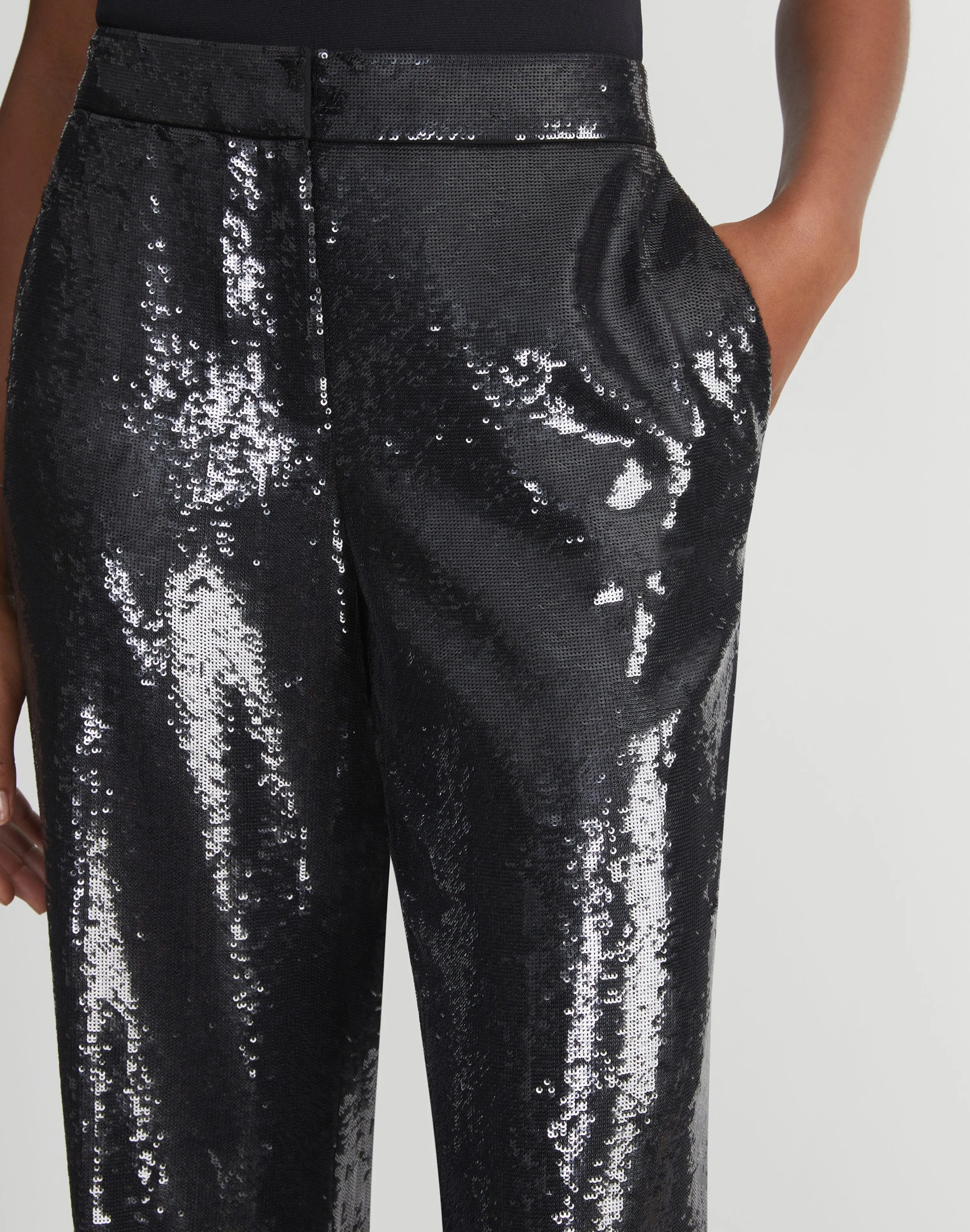 Sequin Chiffon Gates Pant