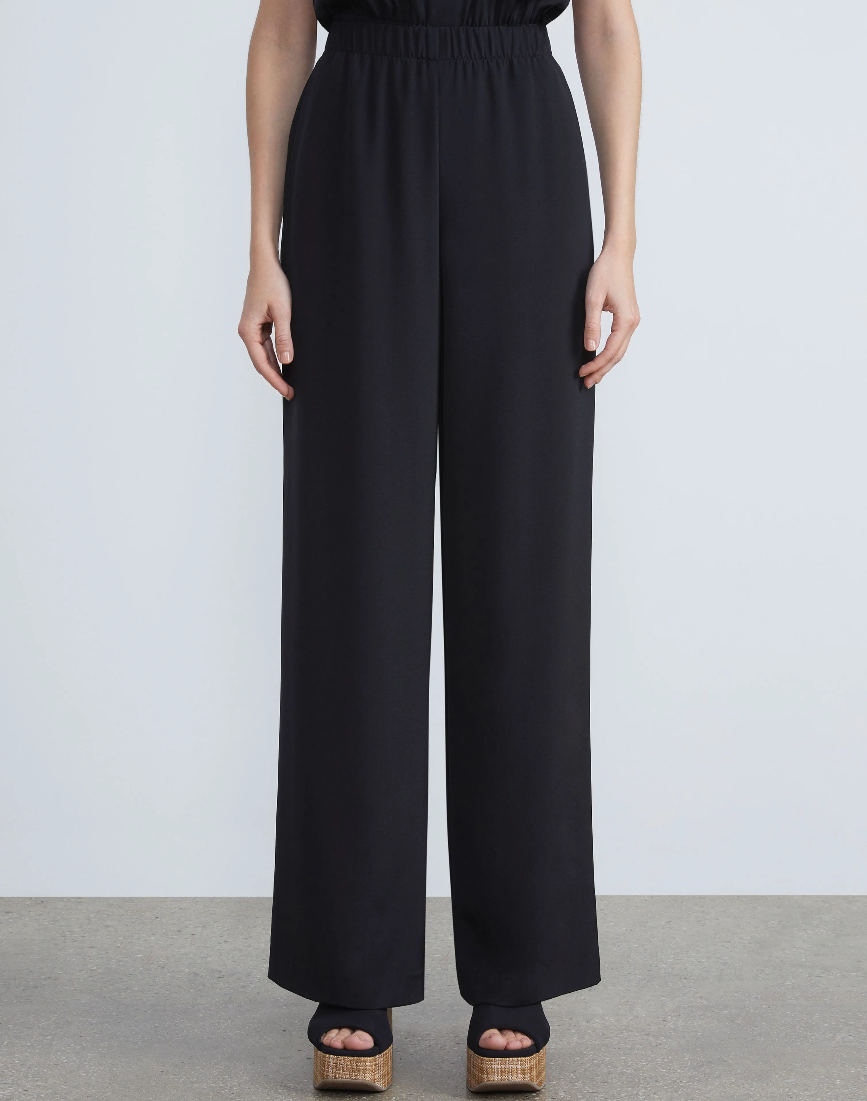 Organic Silk Crepe De Chine Perry Pant