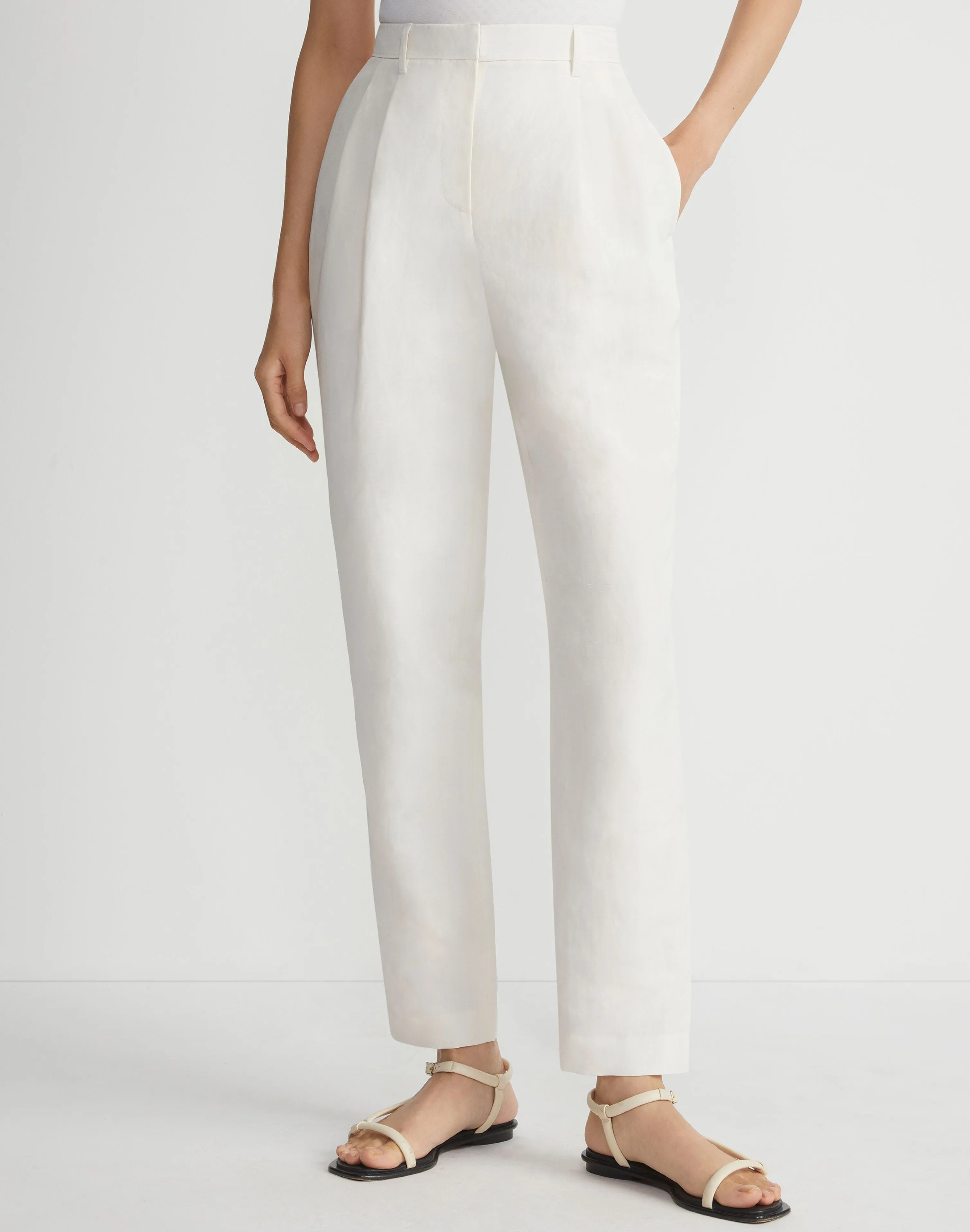 Silk-Linen MacDougal Pant