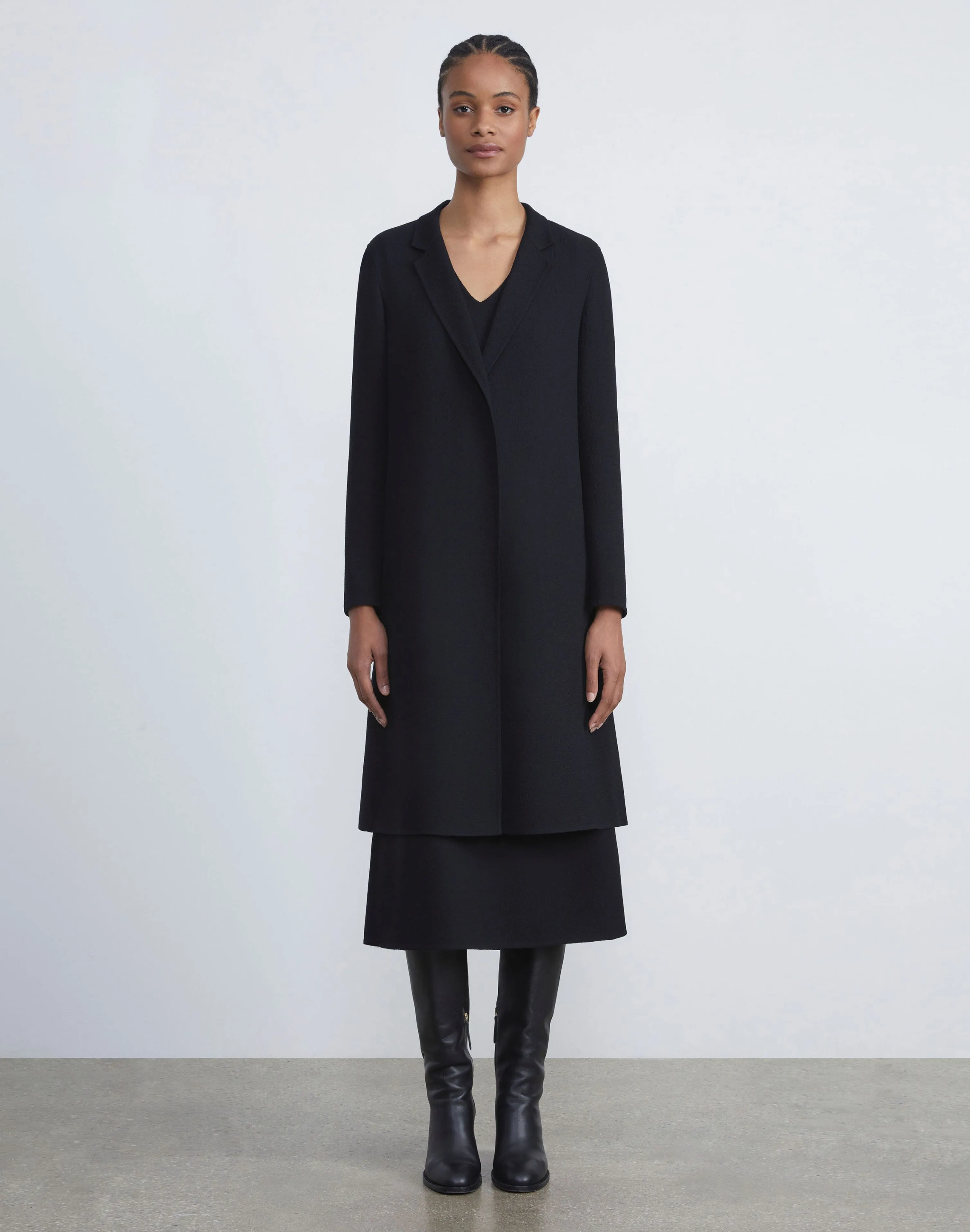 Responsible Wool Nouveau Crepe A-Line Jacket