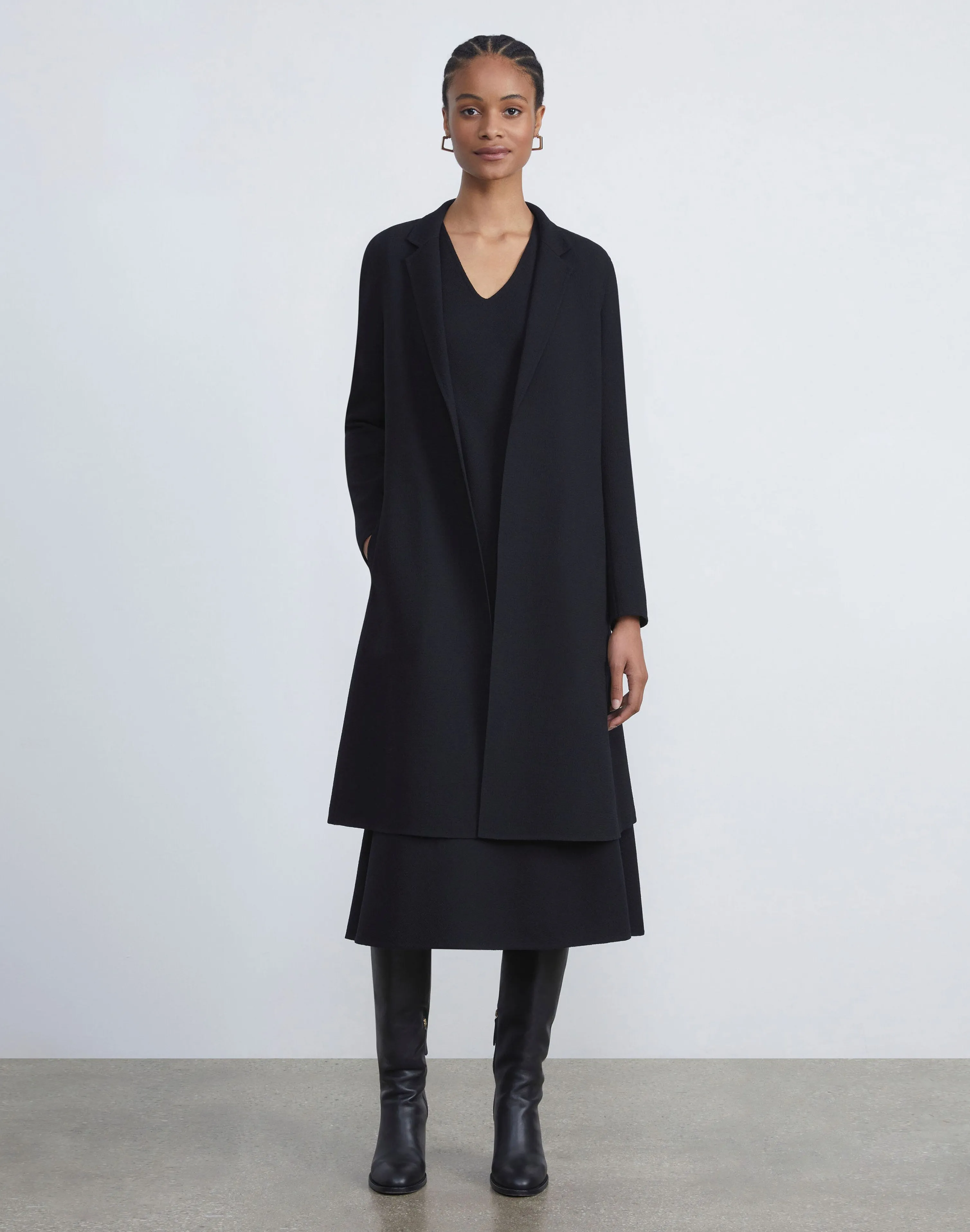 Responsible Wool Nouveau Crepe A-Line Jacket