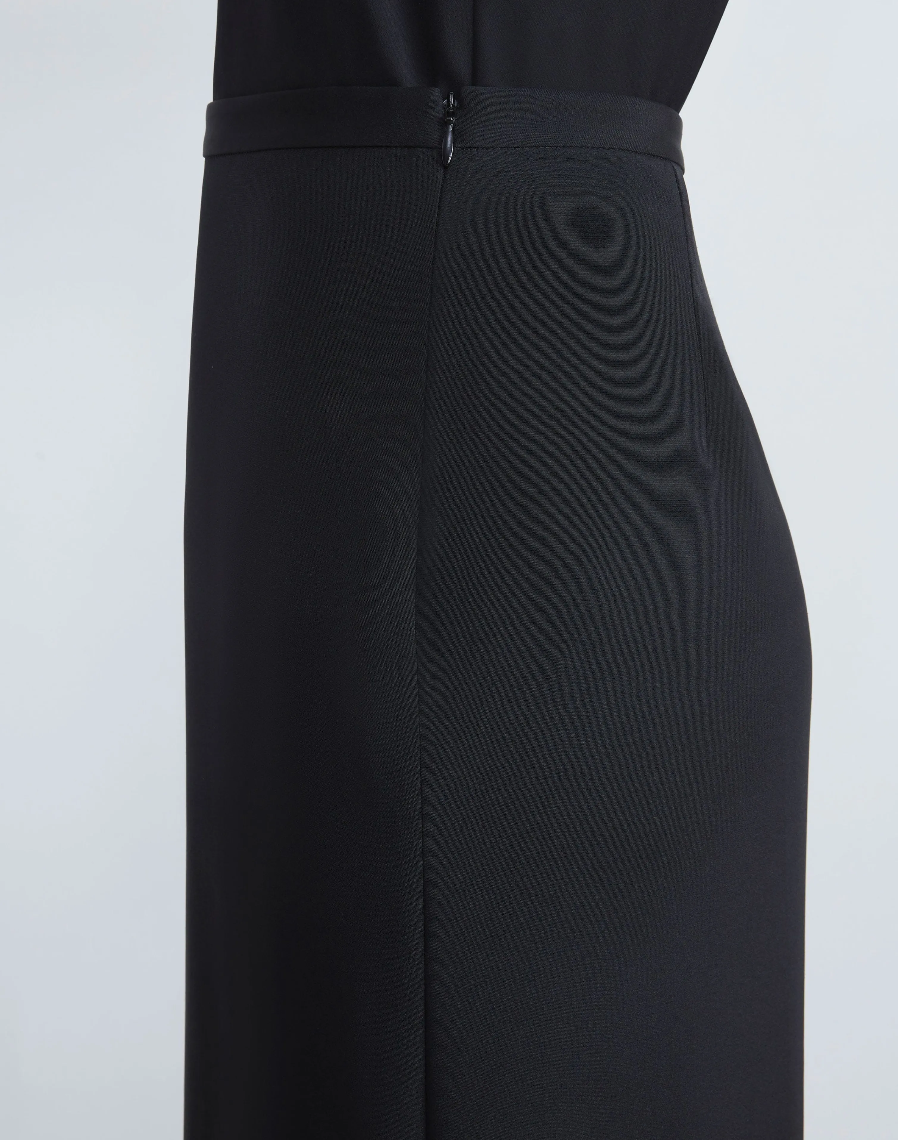 Organic Silk Stretch Crepe De Chine Skirt